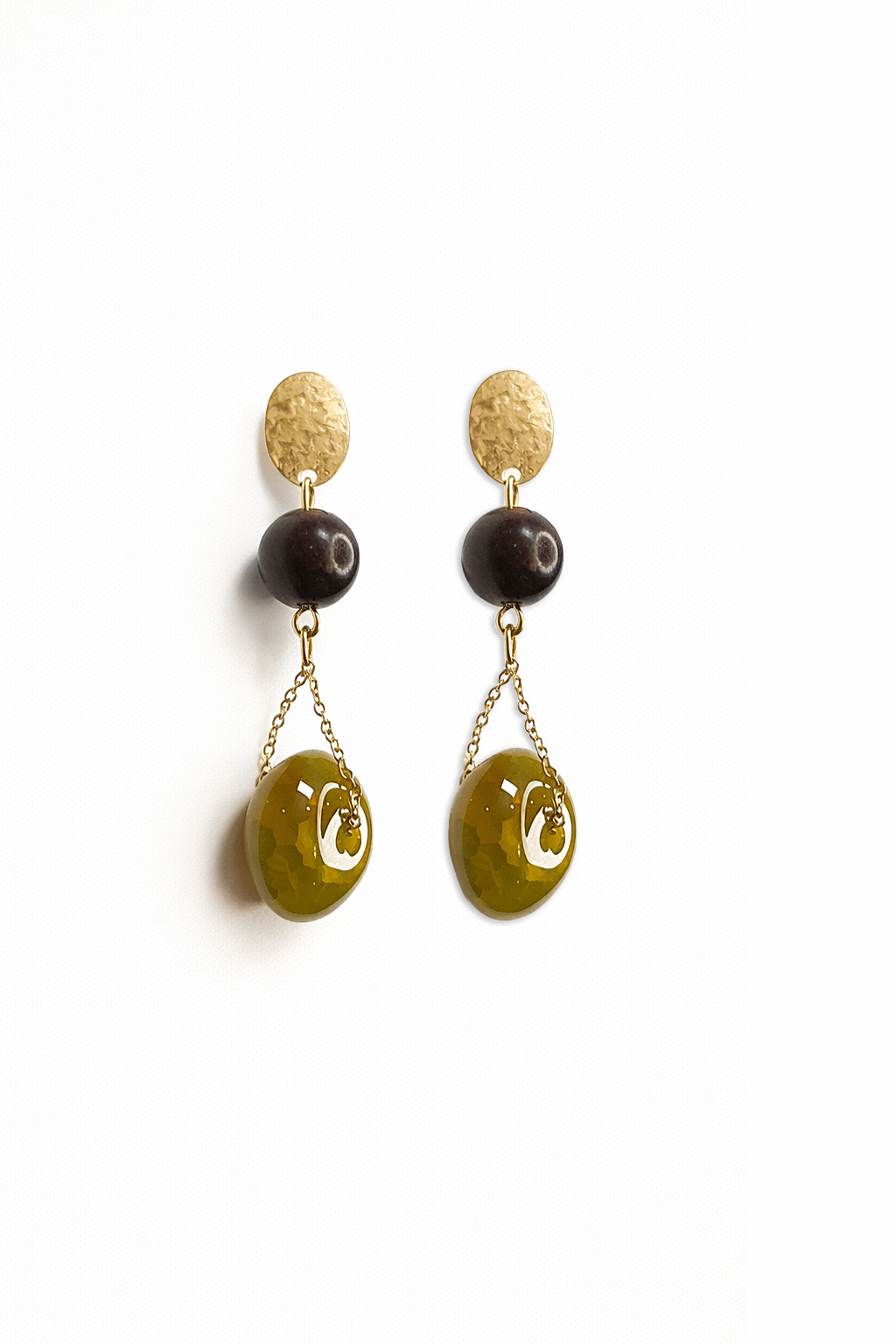 Pendientes roble