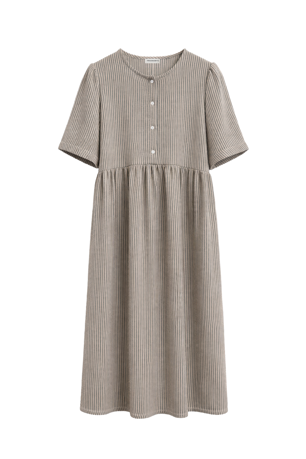 Vestido albury rustic rayas