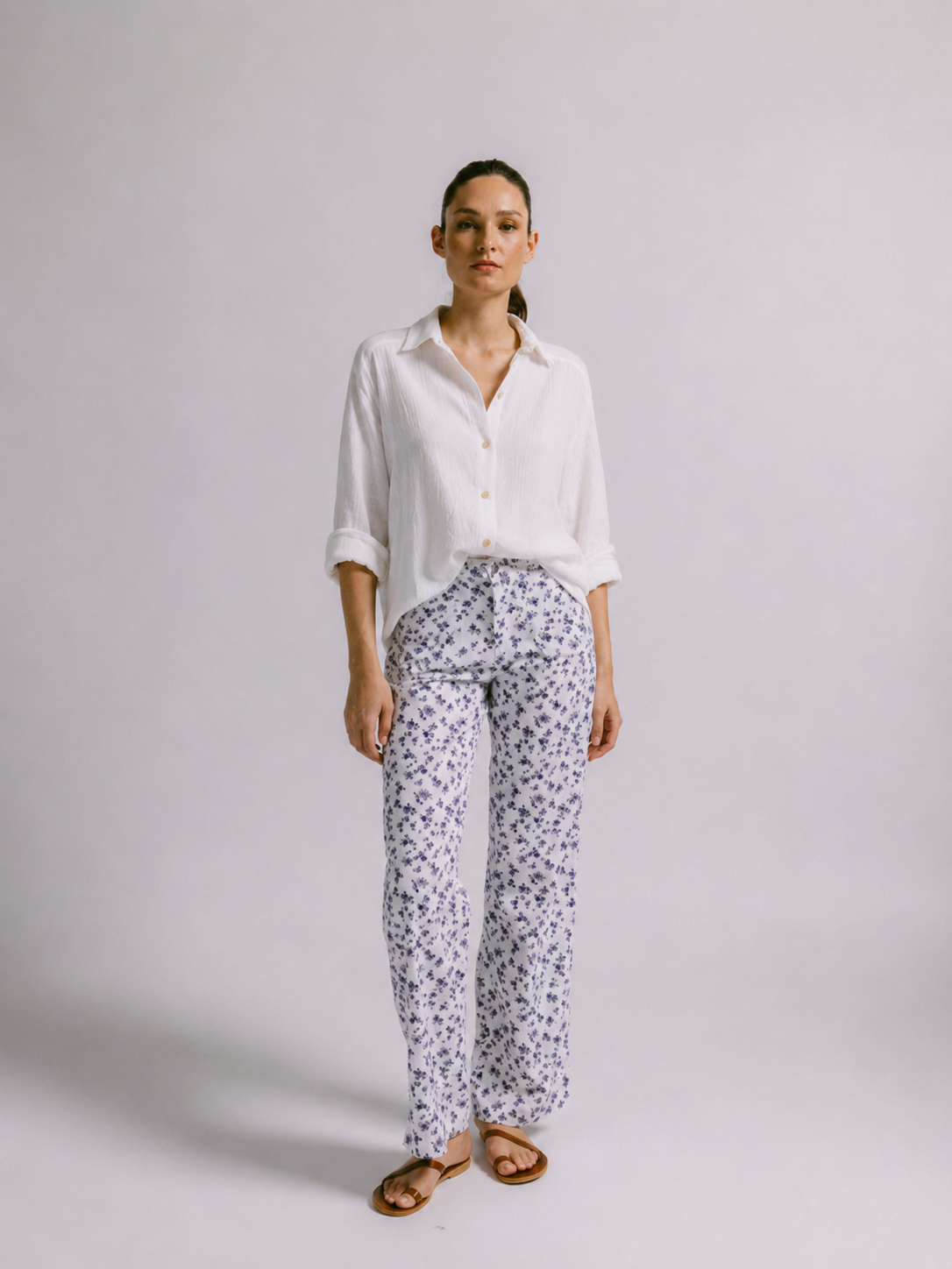 Blusa STAR algodón orgánico blanco