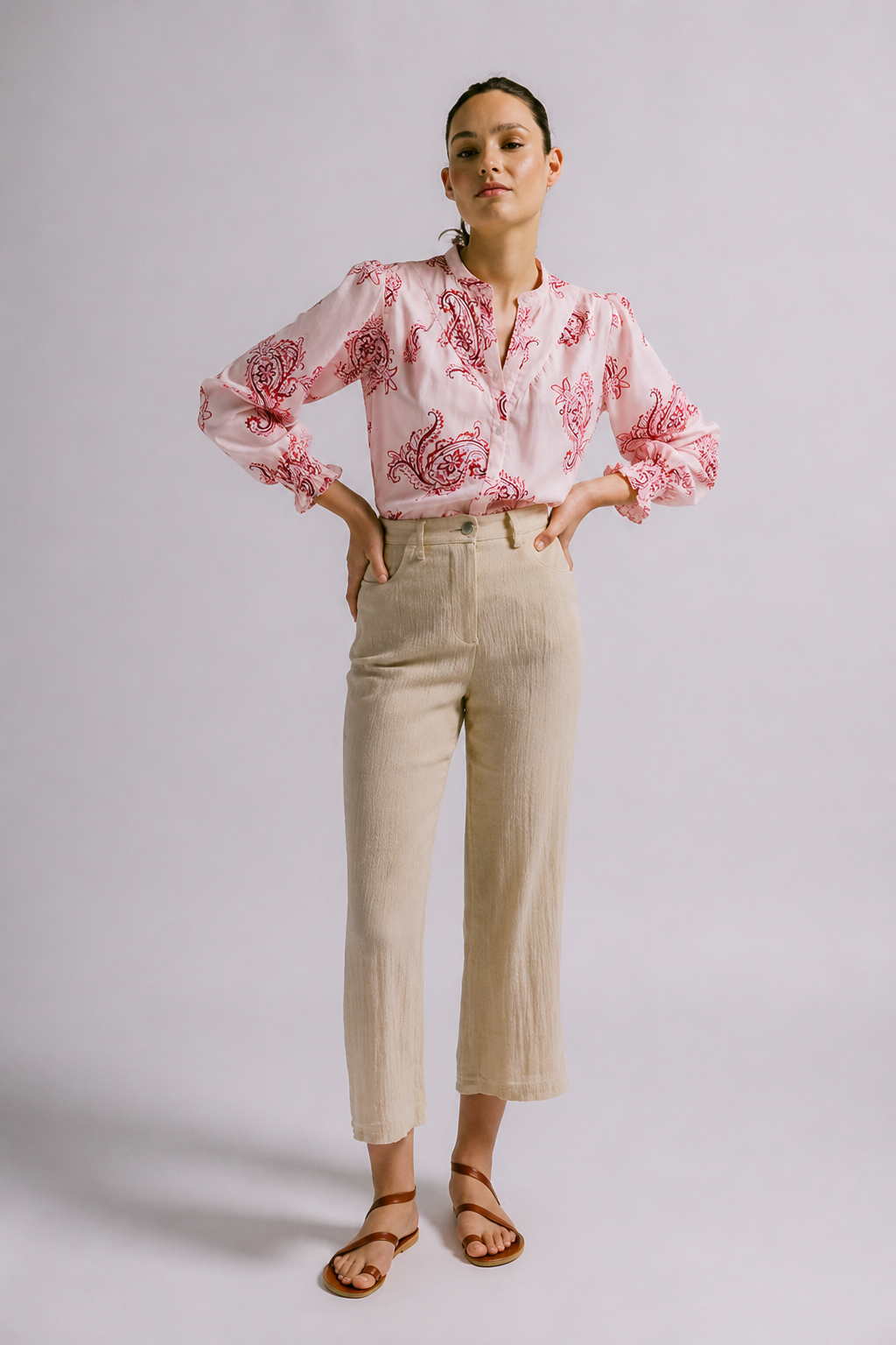 Blusa vol pasley rosa