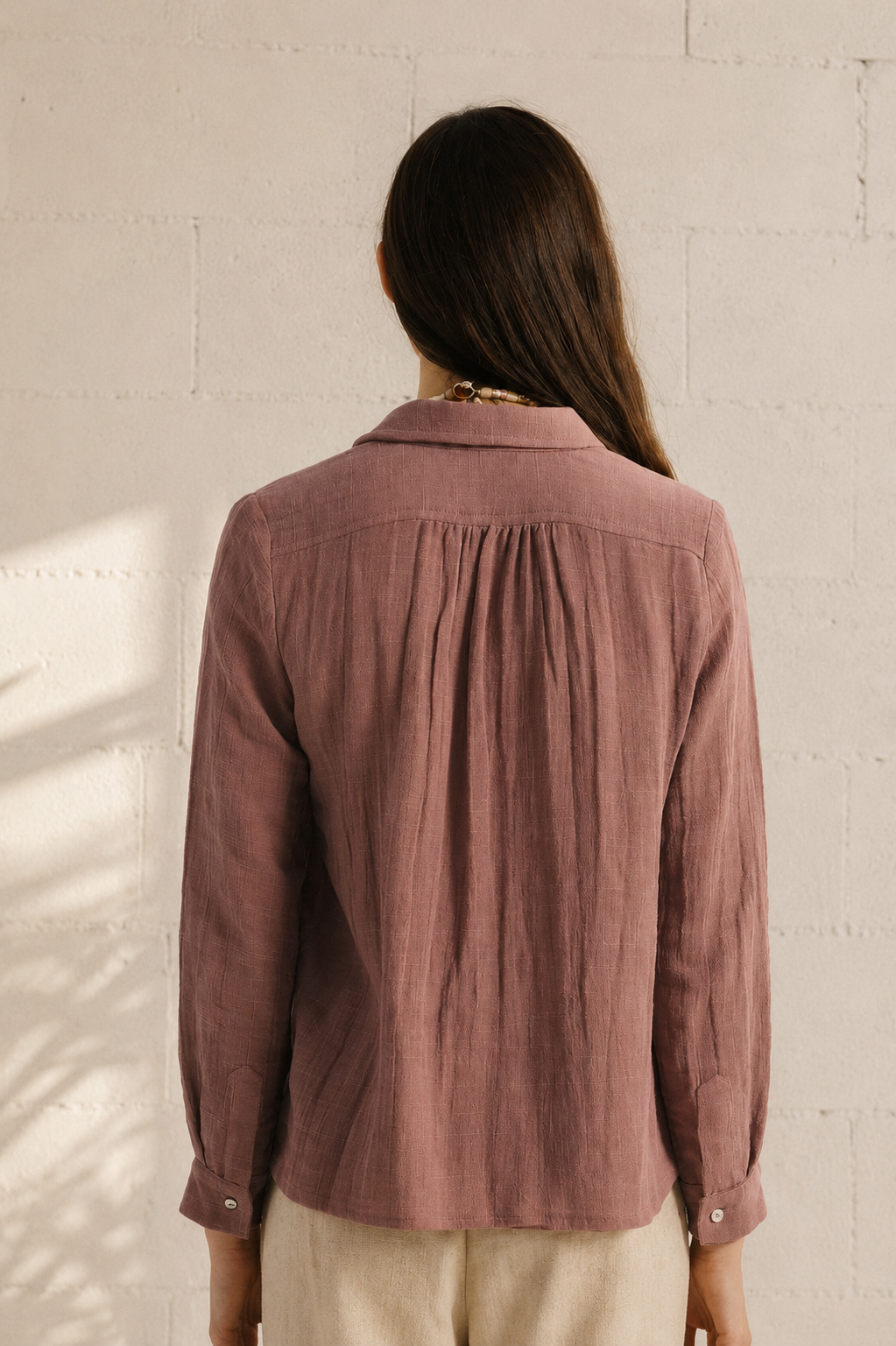 BLUSA PALMA ROSE TAUPE