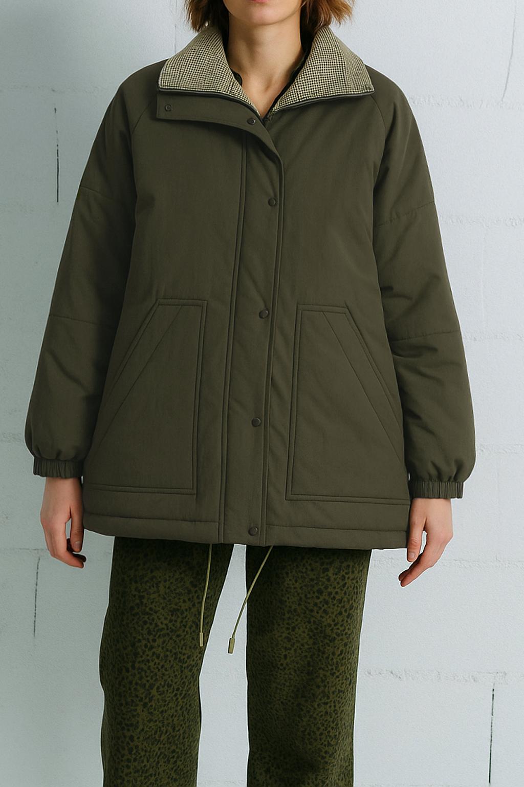 ABRIGO FUJI ACOLCHADO kaki