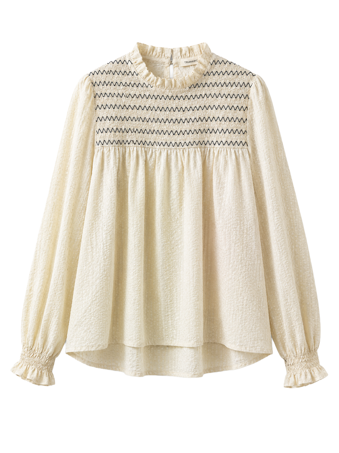 Blusa blanca bordada