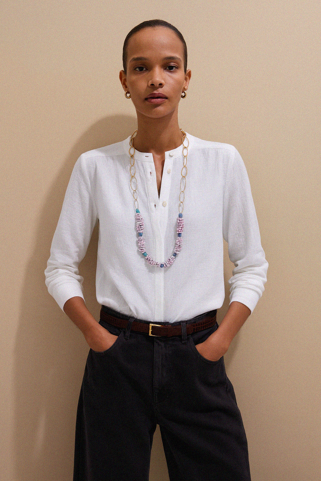 Blusa MELBOURNE ORGANIC BLANCA
