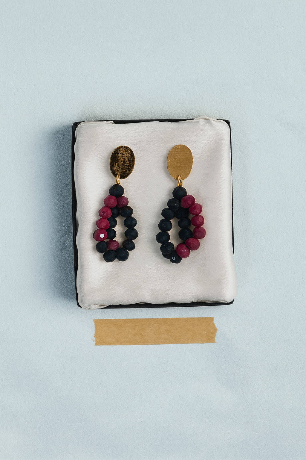 Pendientes BOSTON azul