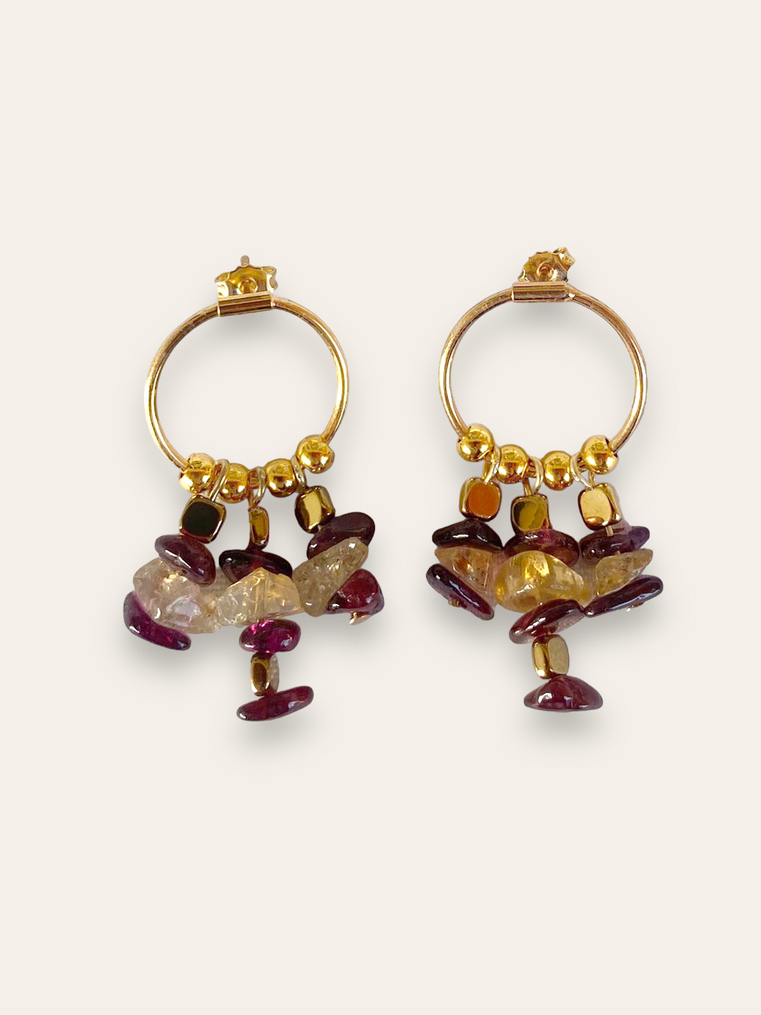 Boucles d'oreilles BOURGOGNE