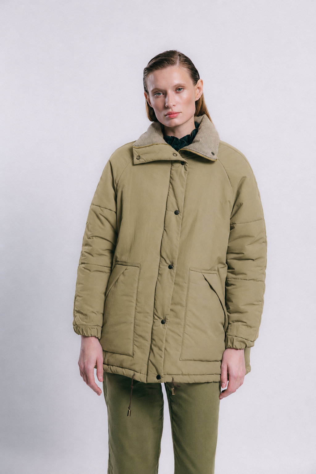 Abrigo acolchado FUJI beige