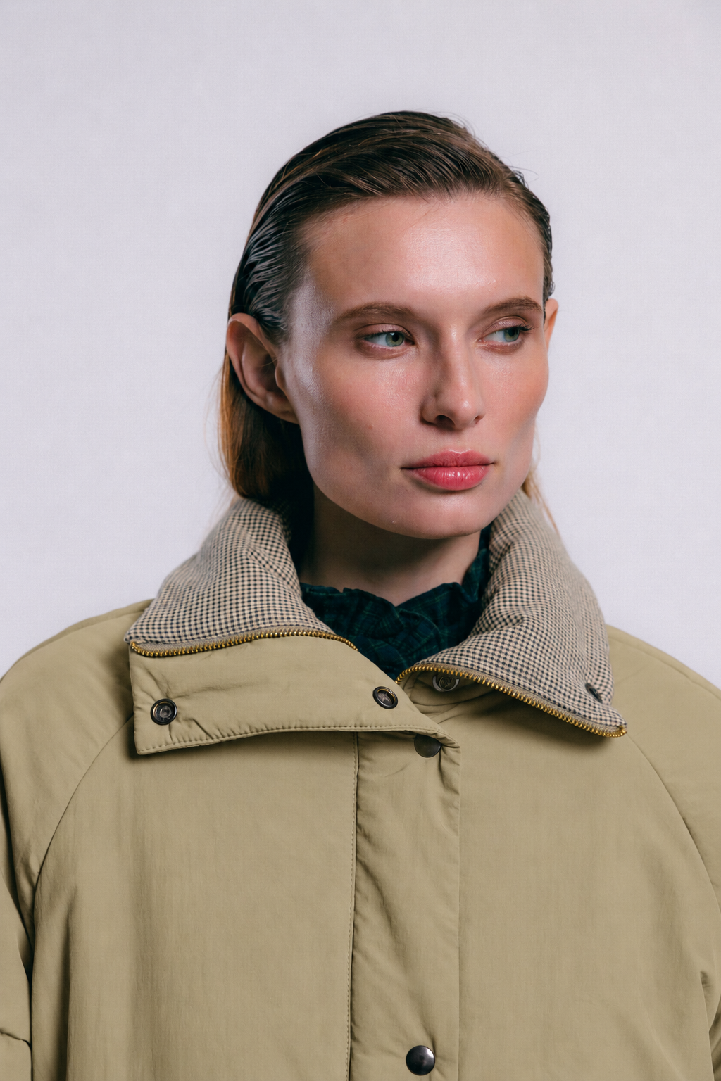 Abrigo acolchado FUJI beige