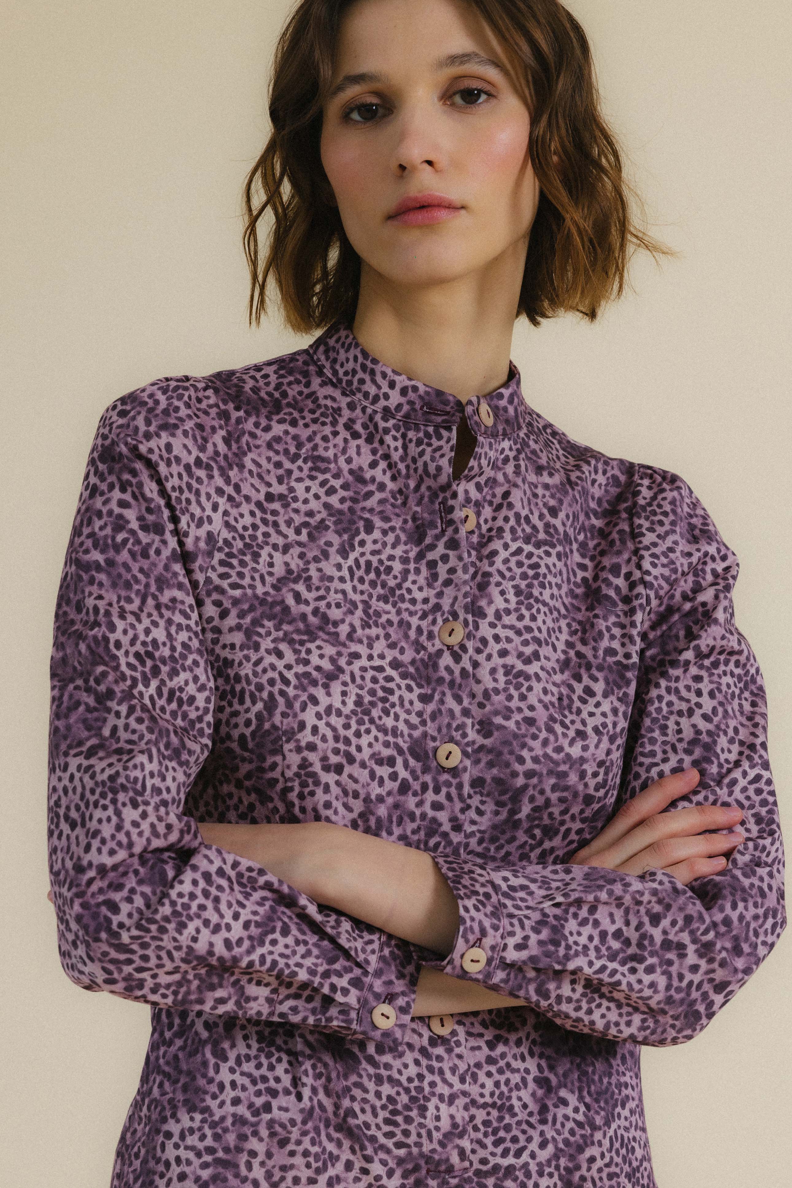 Mono PULA ANIMAL PRINT  MALVA