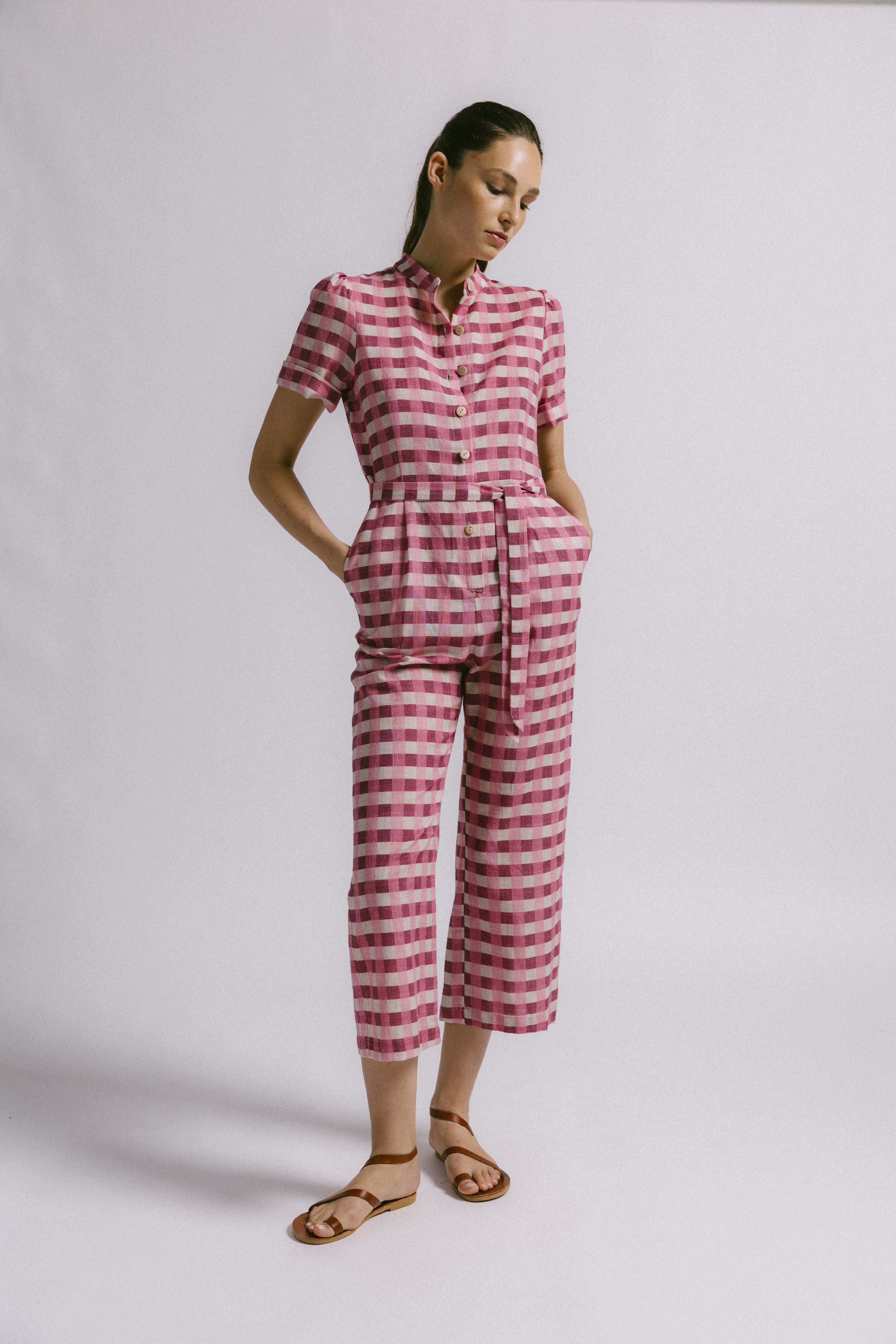 MONO PAPIRO VICHY TIERRA ROSA