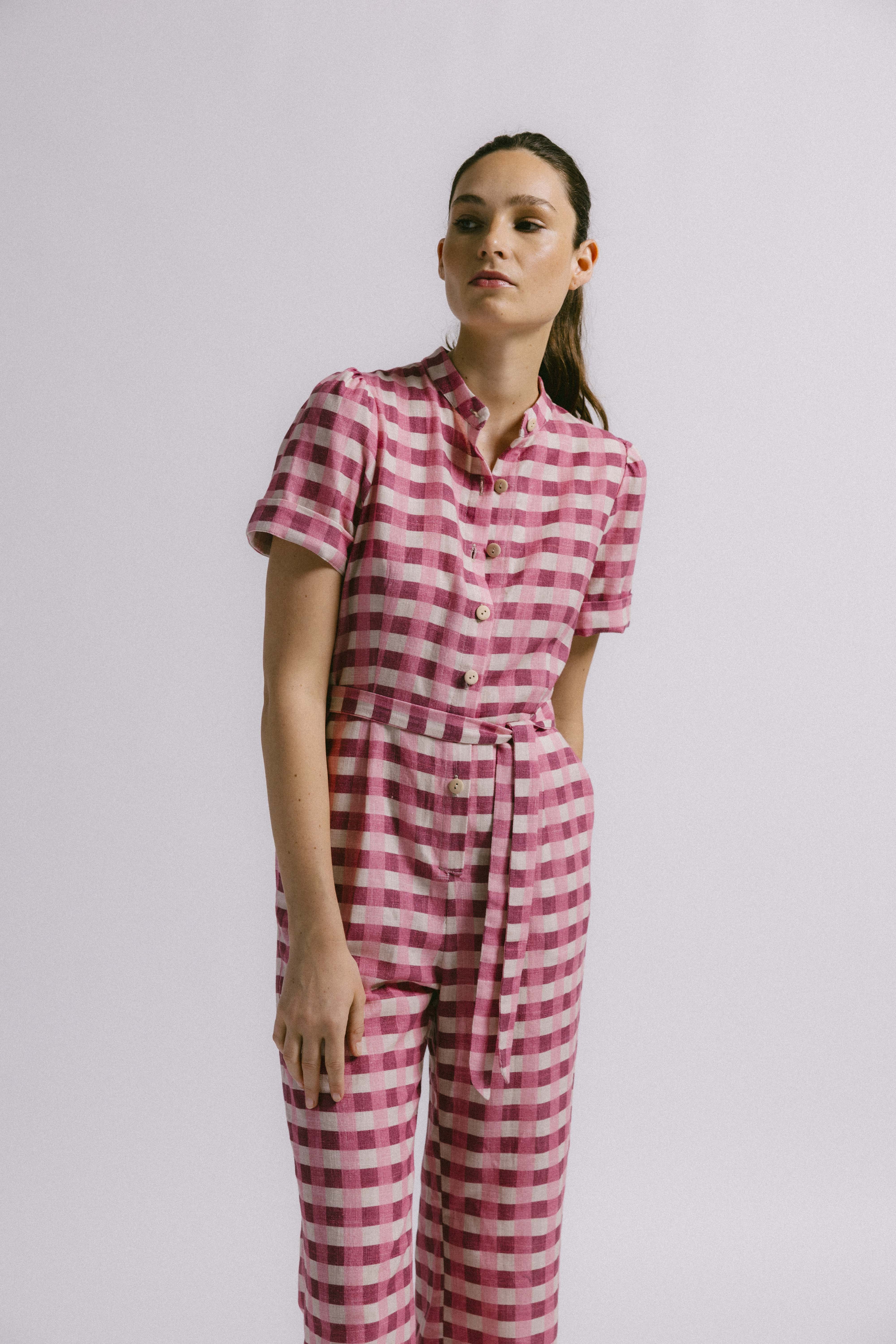 MONO PAPIRO VICHY TIERRA ROSA