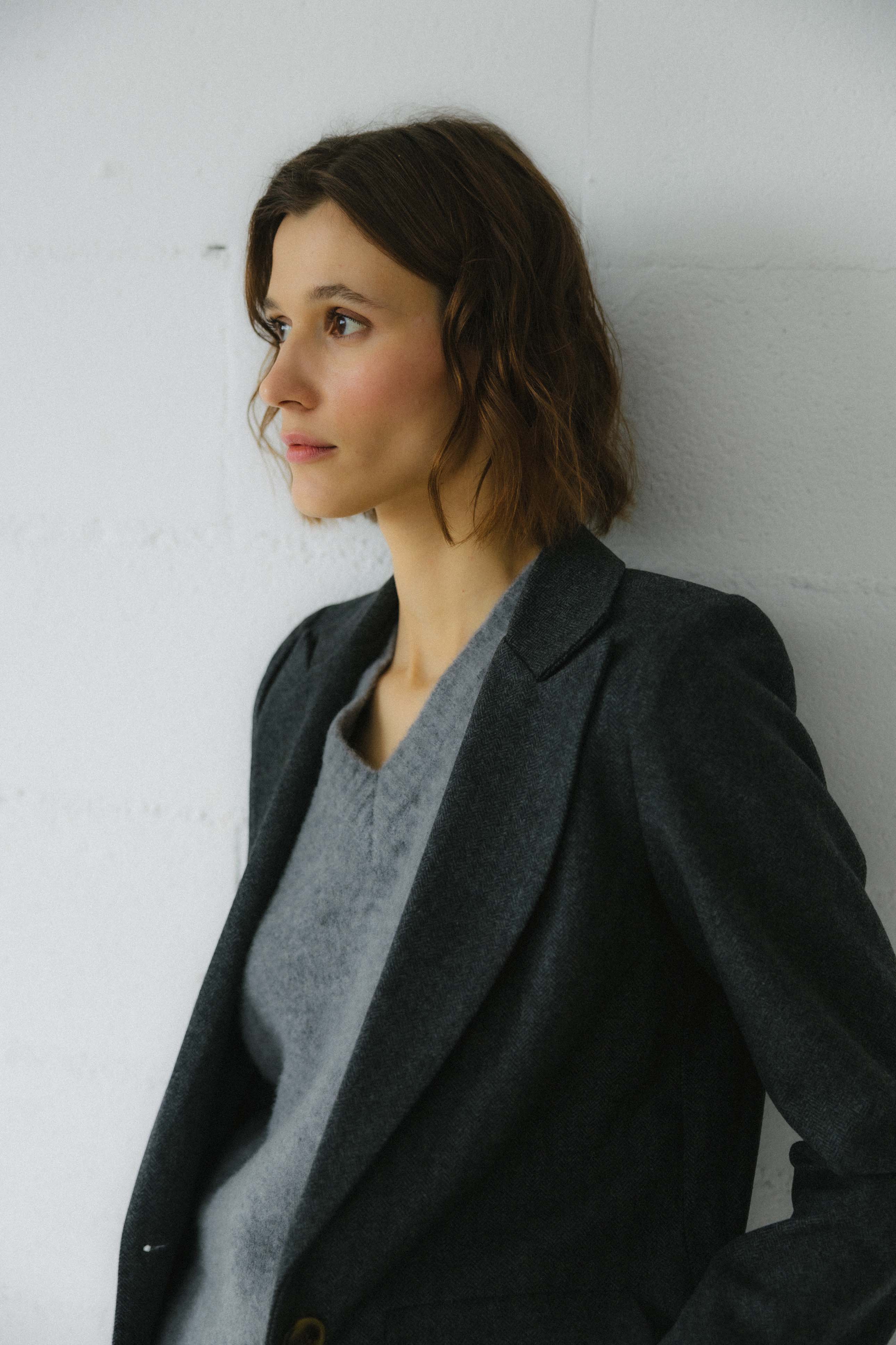 Blazer Millet lana gris