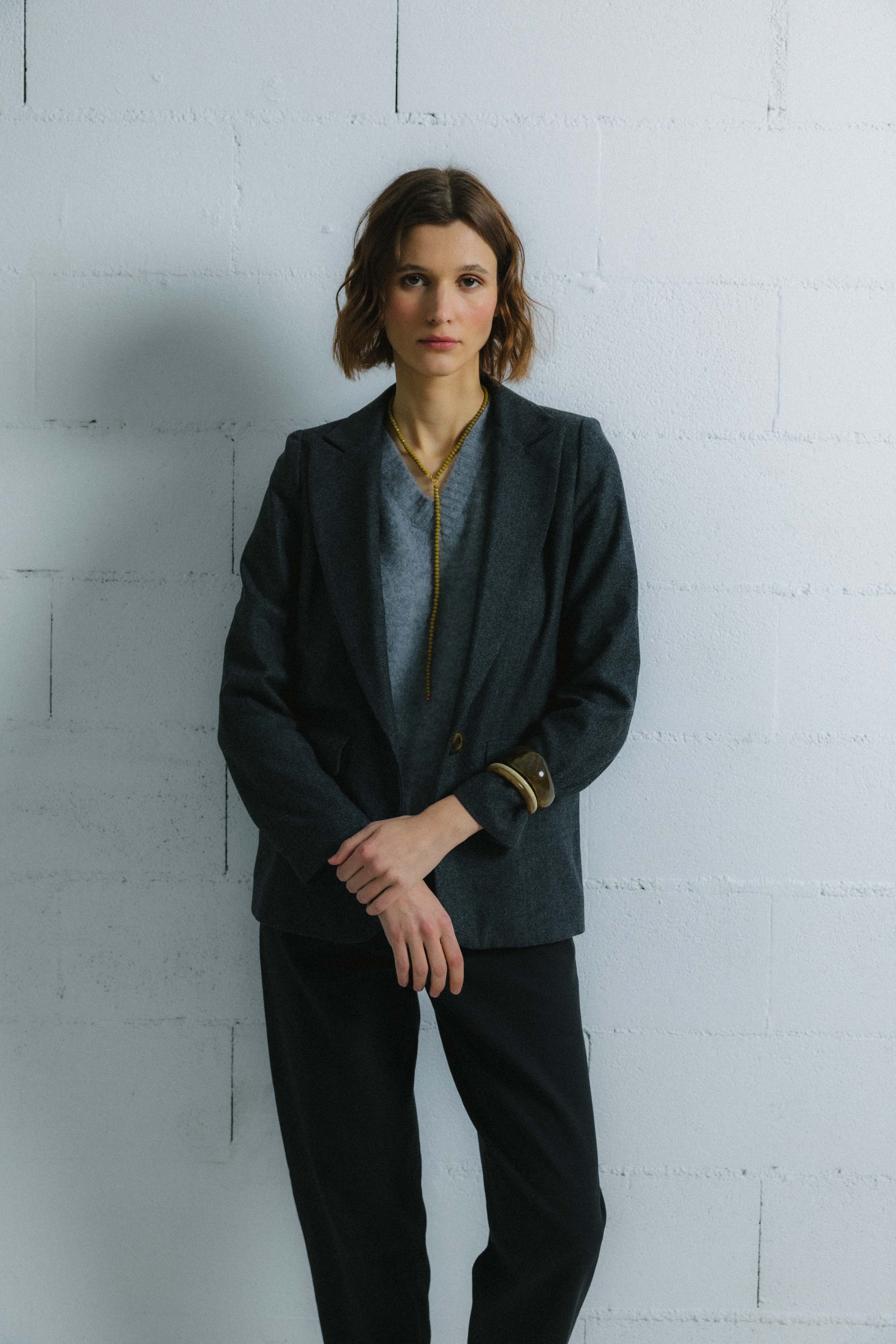 Blazer Millet lana gris