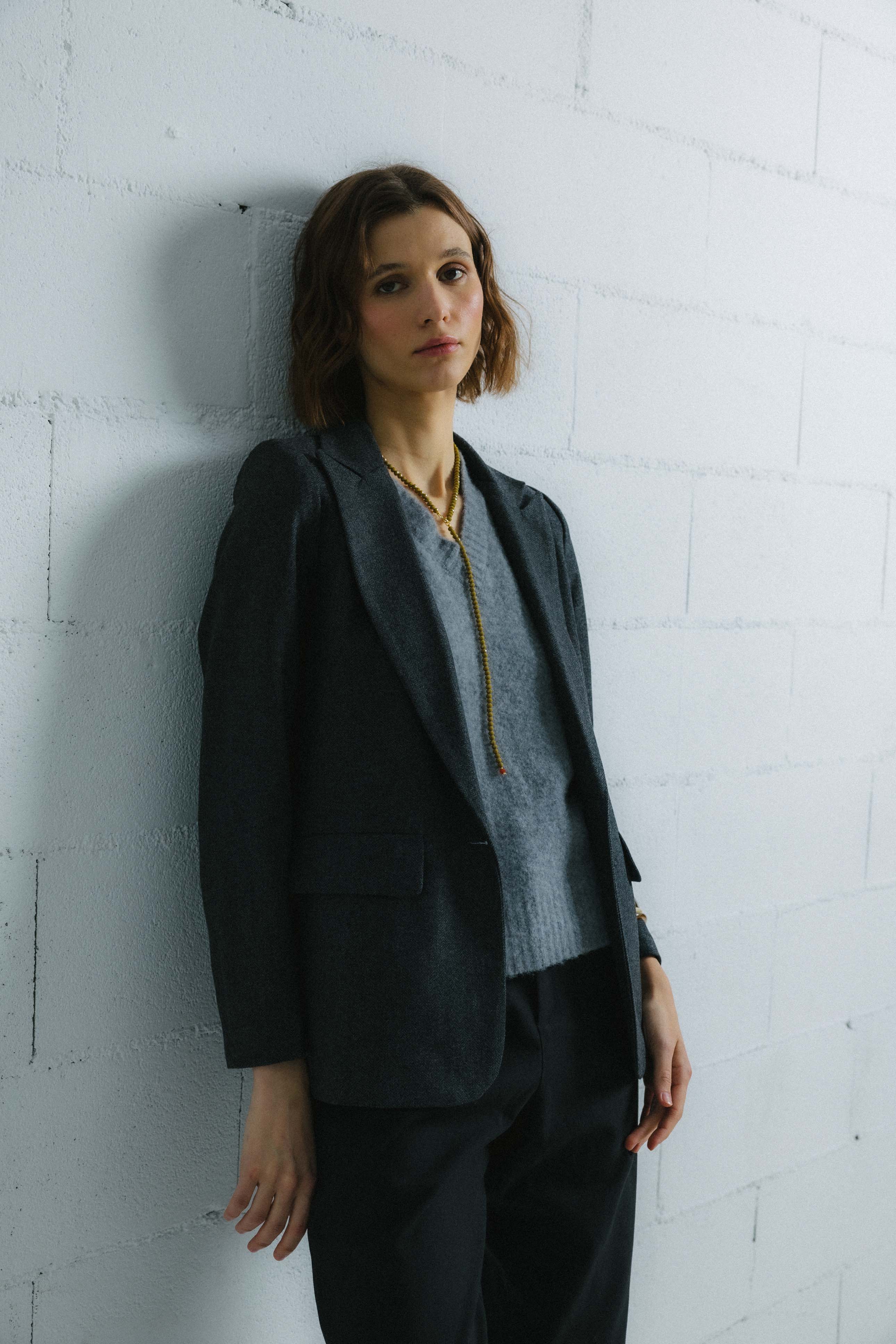 Blazer Millet lana gris
