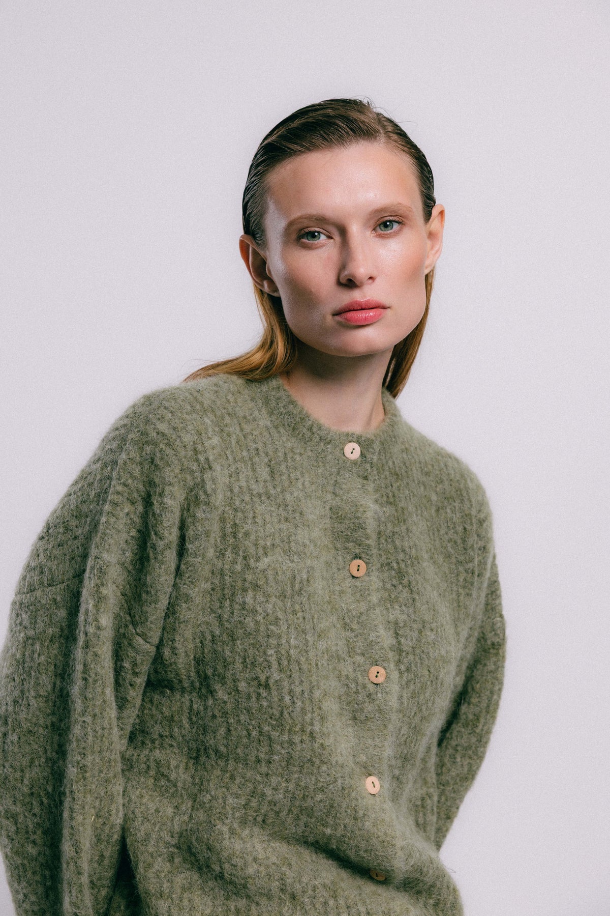 Chaqueta manteca verde