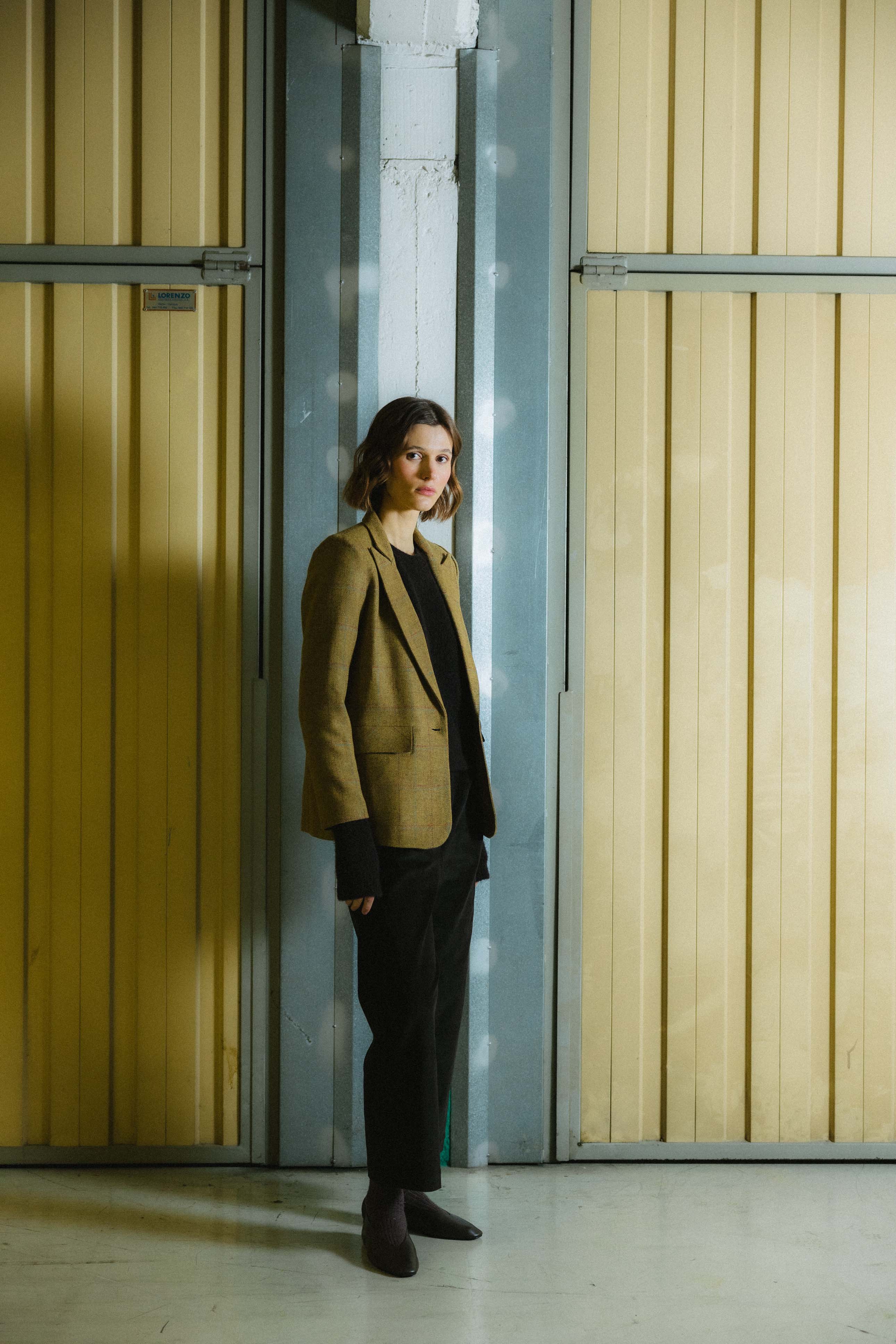Blazer Millet lana verde