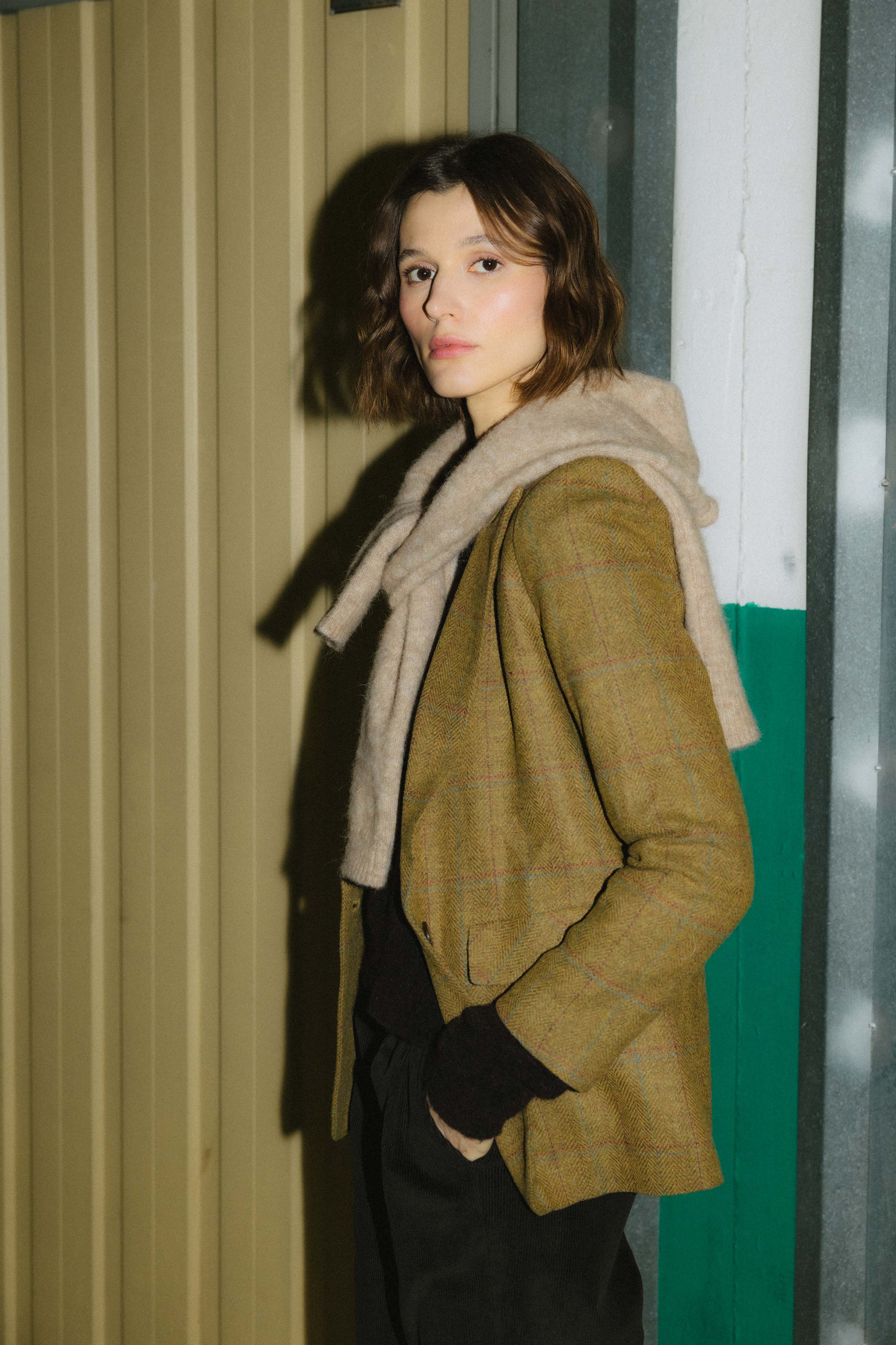 Blazer Millet lana verde