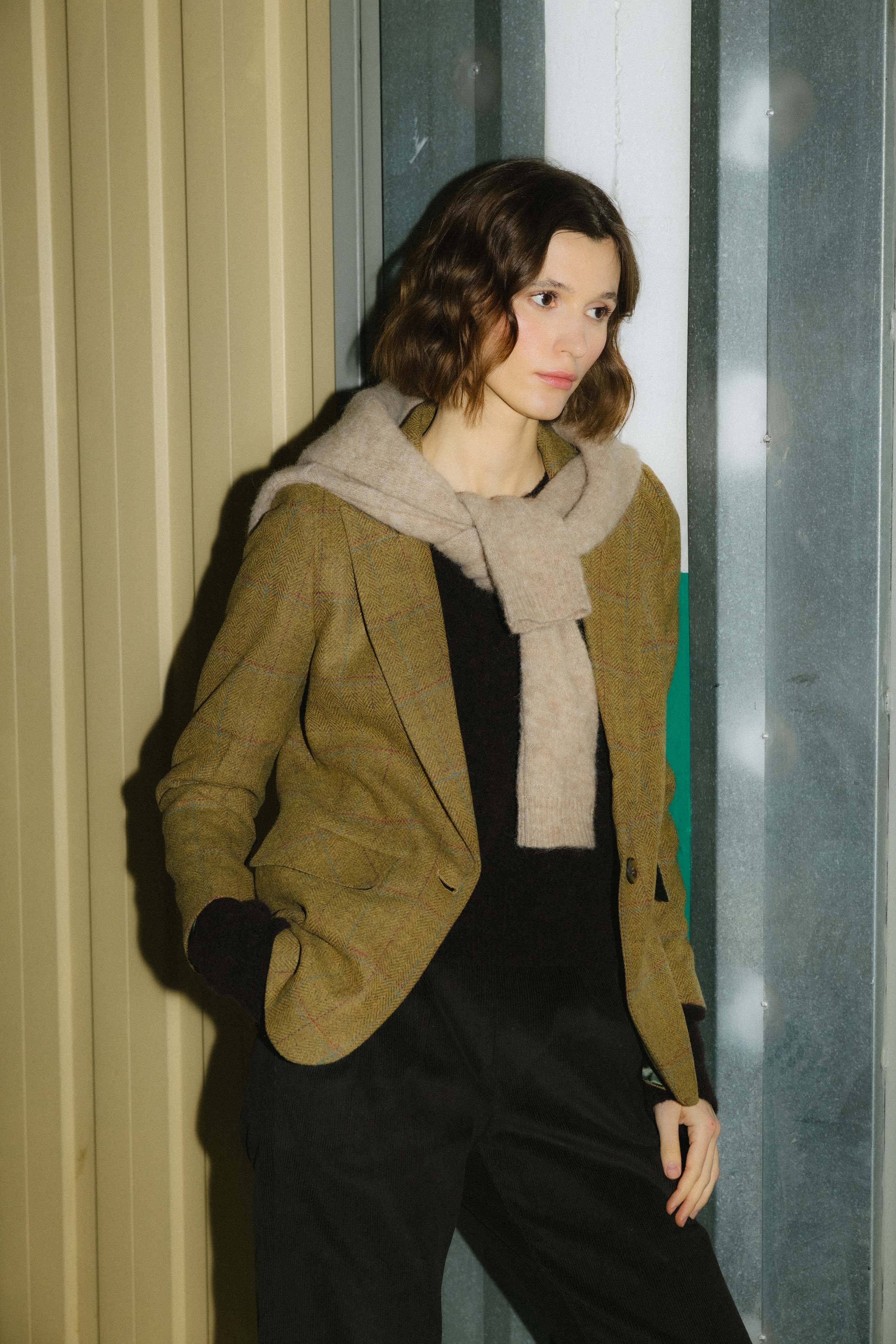 Blazer Millet lana verde