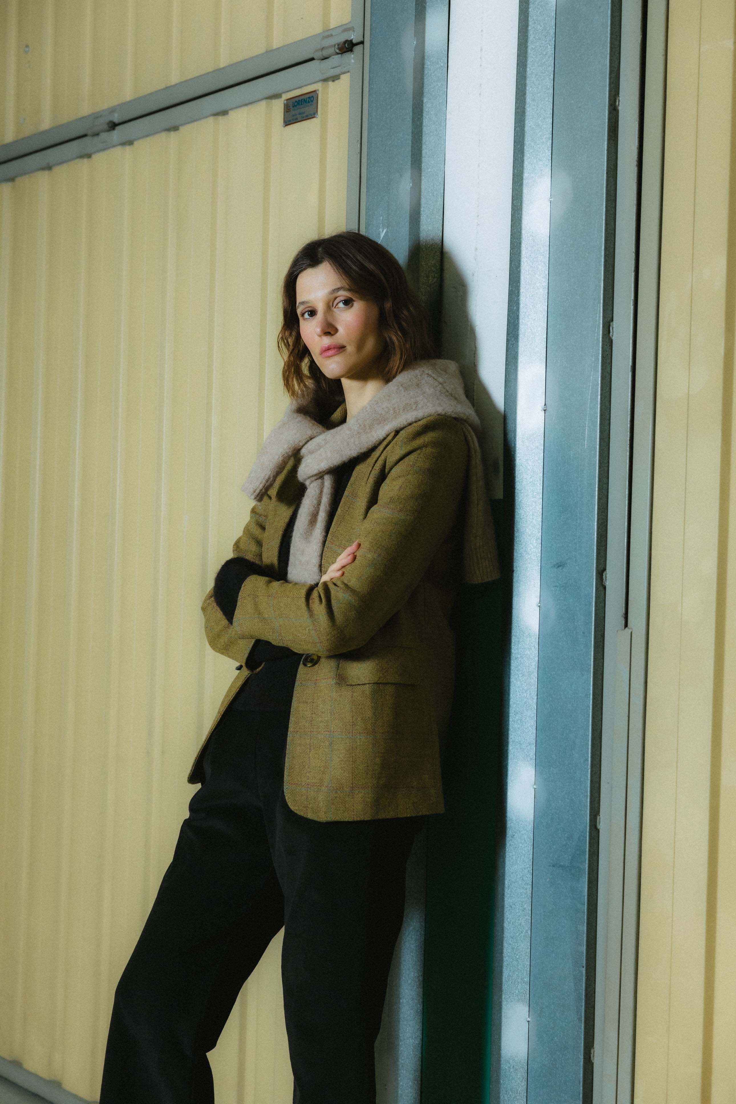 Blazer Millet lana verde