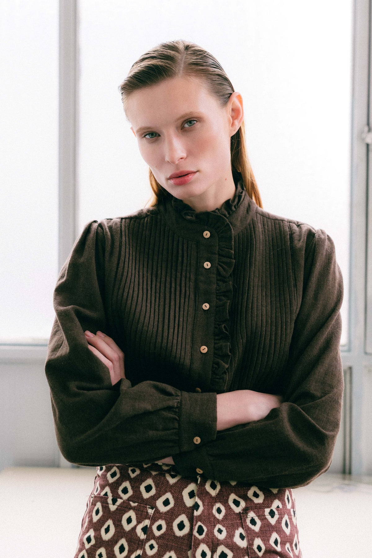 Blusa perth chocolate