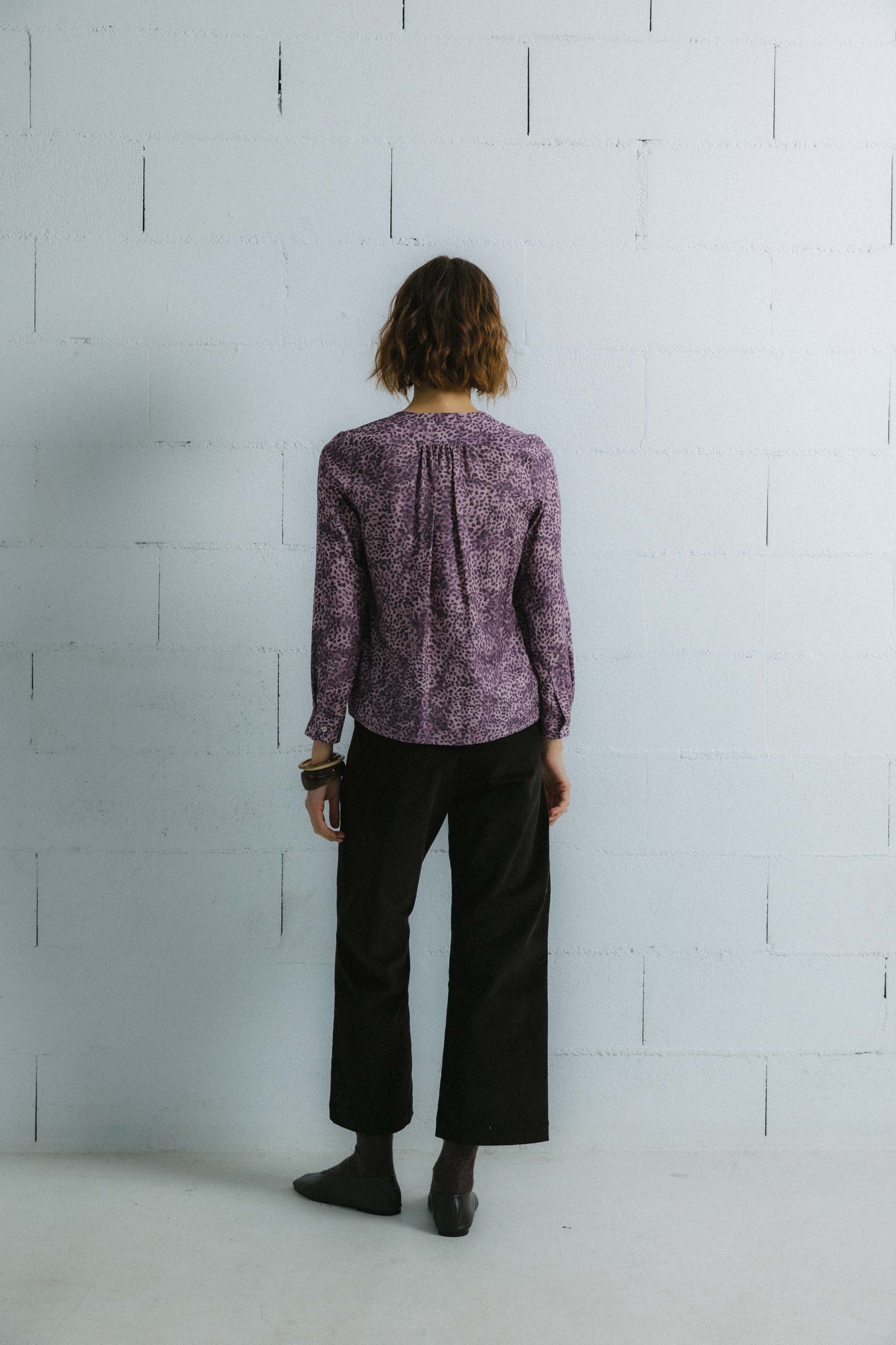 BLUSA MELbourne animal malva
