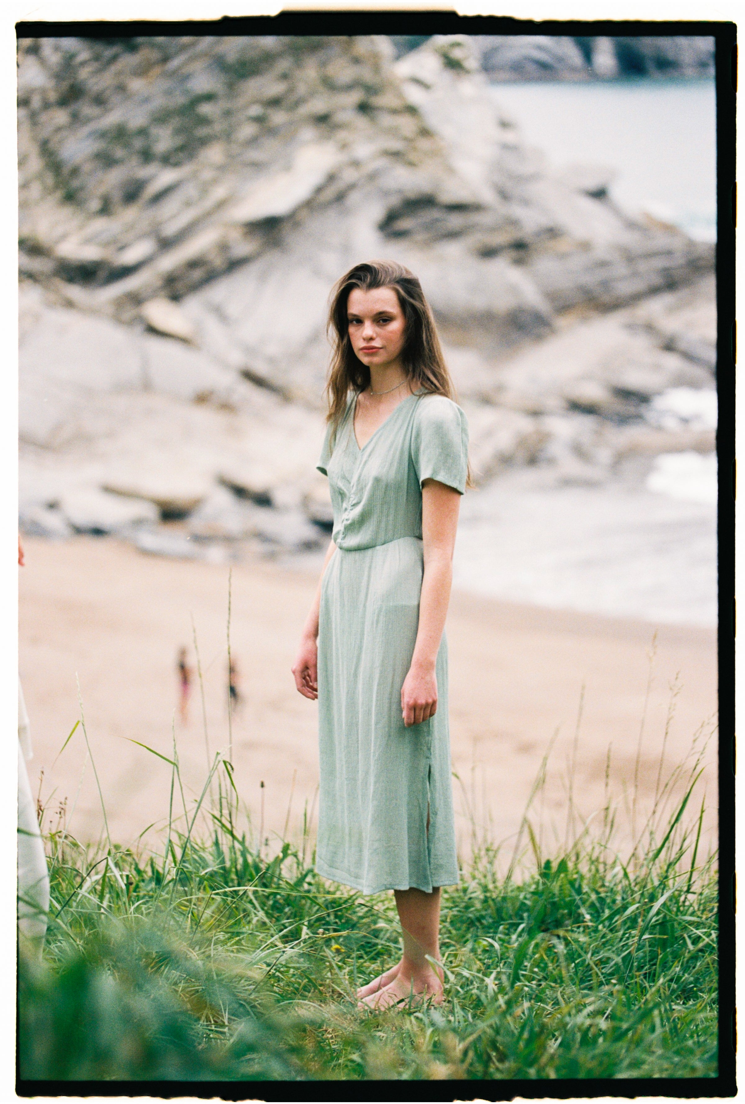 Vestido solin verde