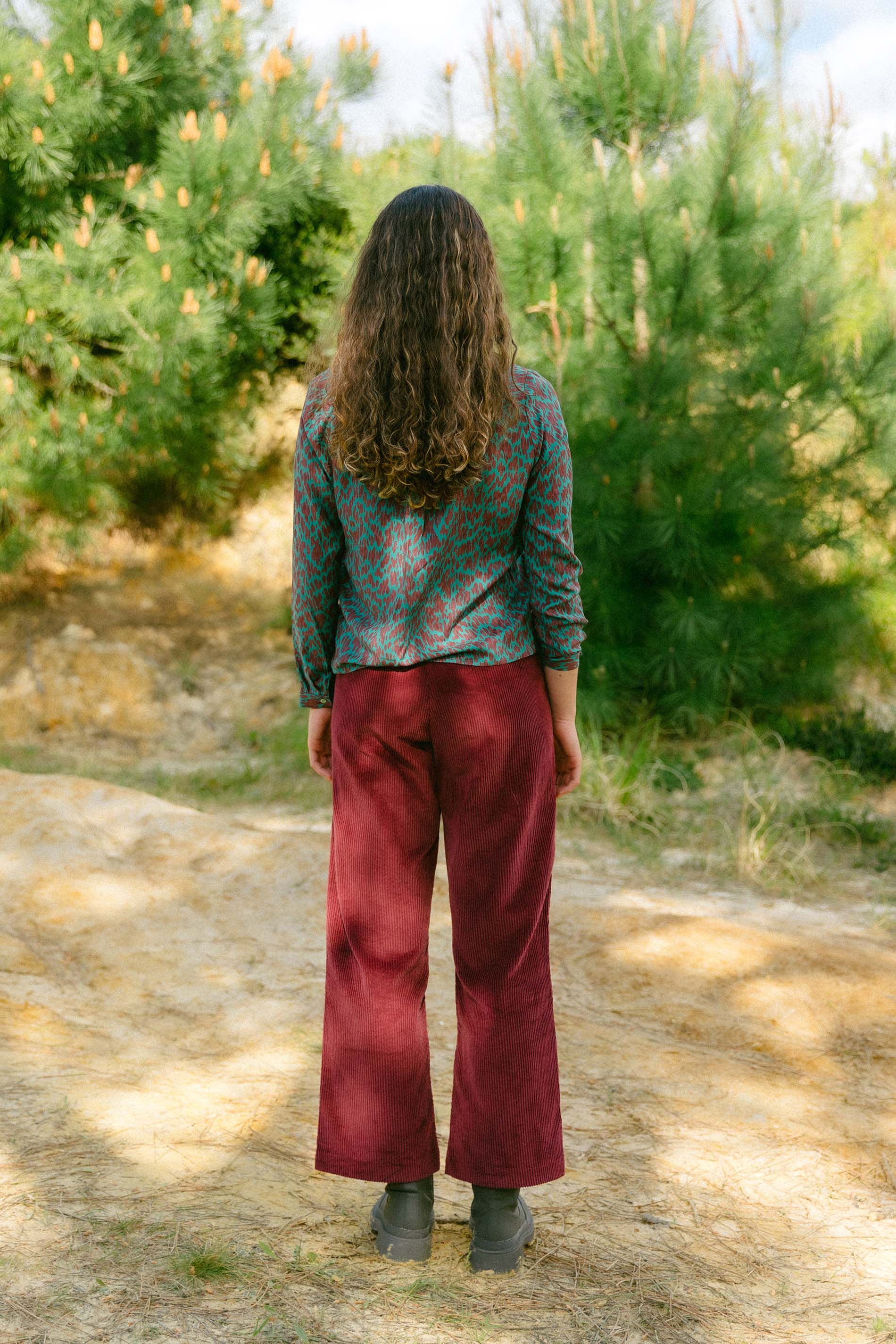 Blusa LAGOS  animal verde