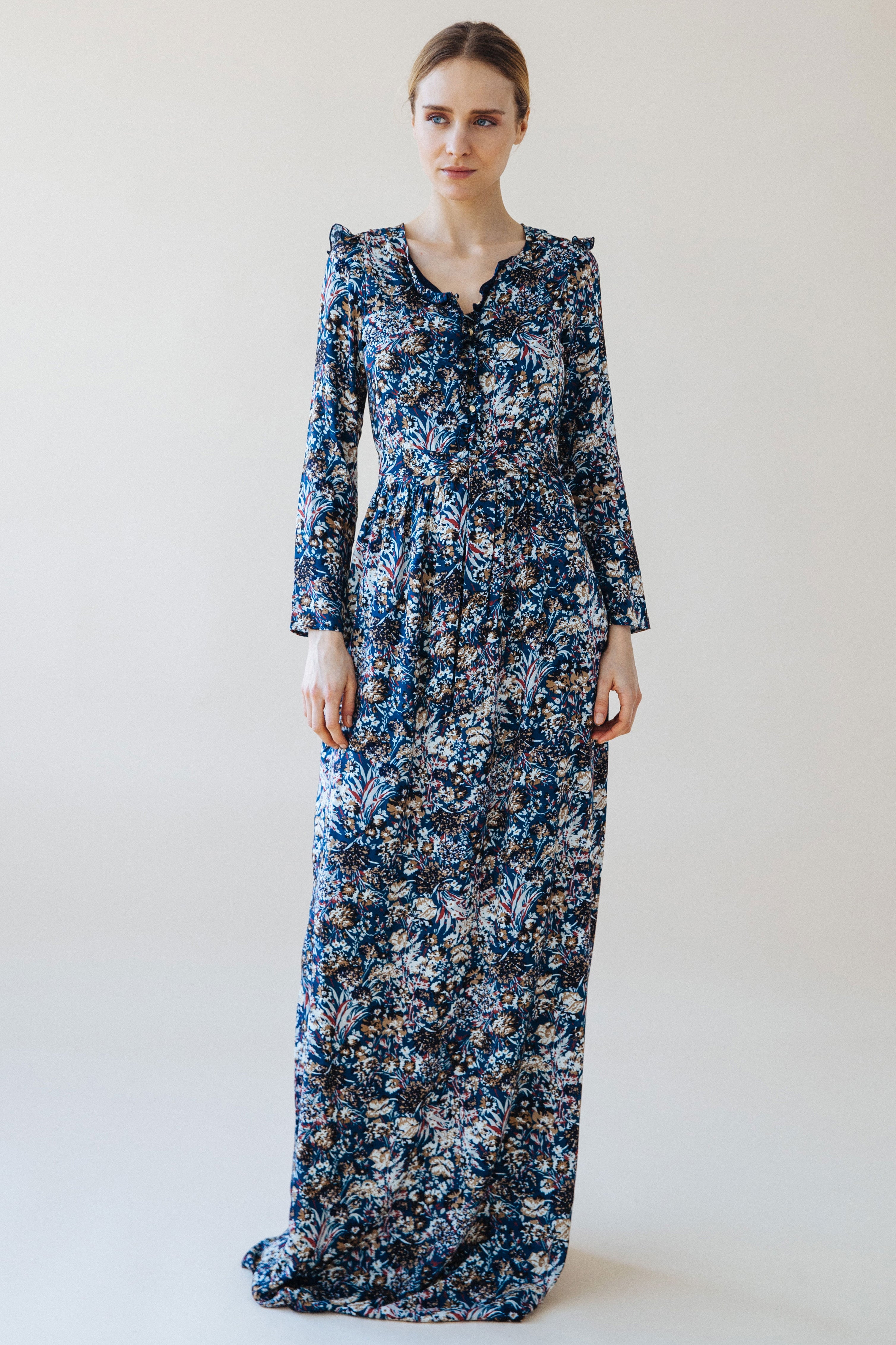 Vestido LARGO FLOR PEQUEÑA