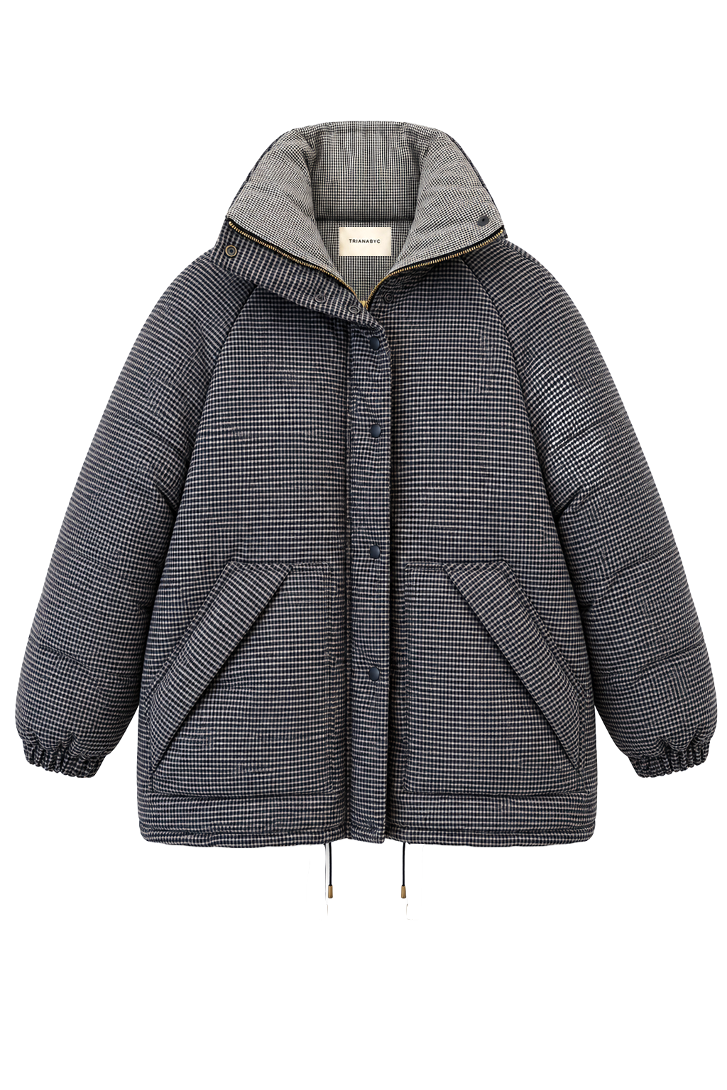 ABRIGO FUJI ACOLCHADO cuadros vichy