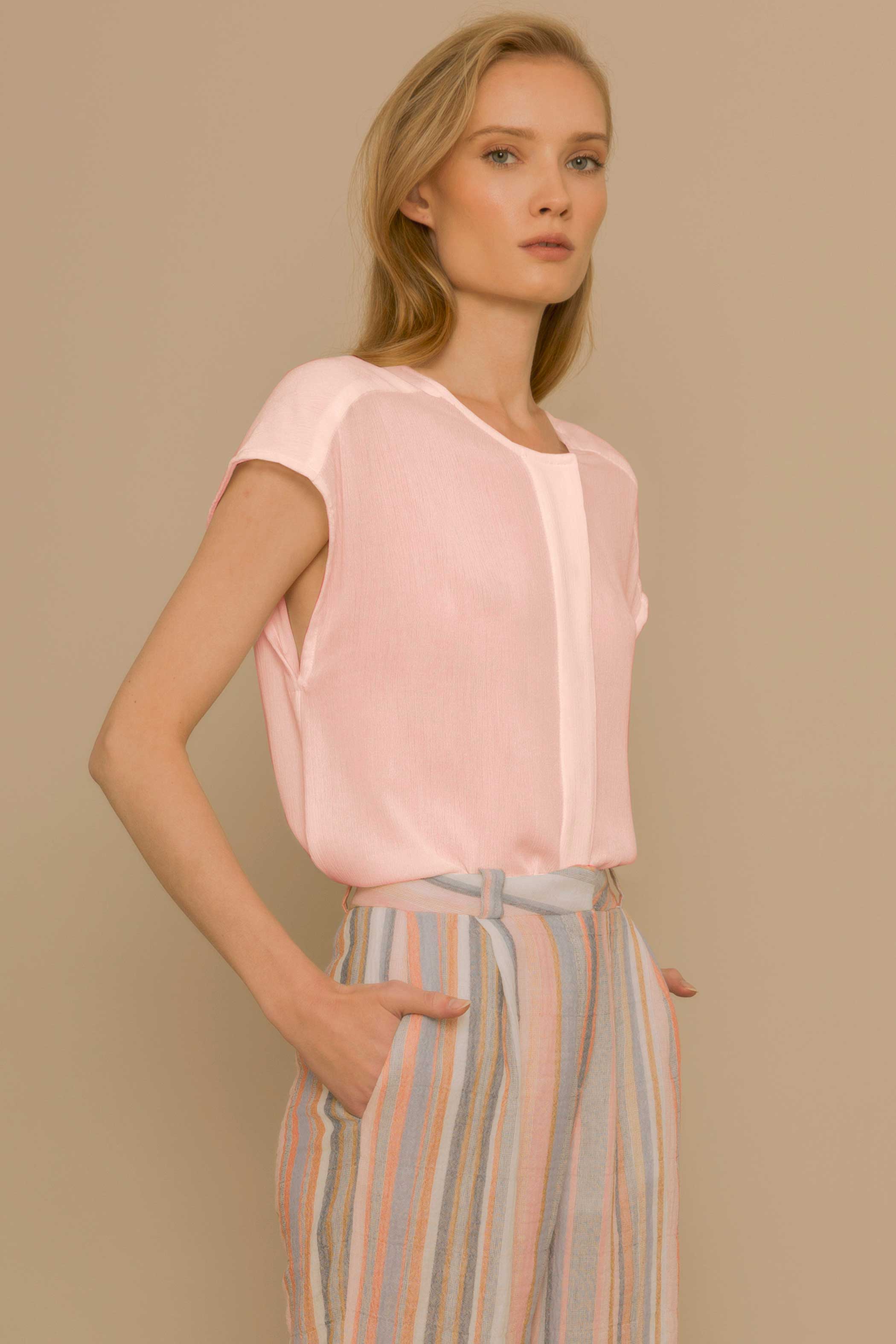 Aubergine ATHENS Blouse