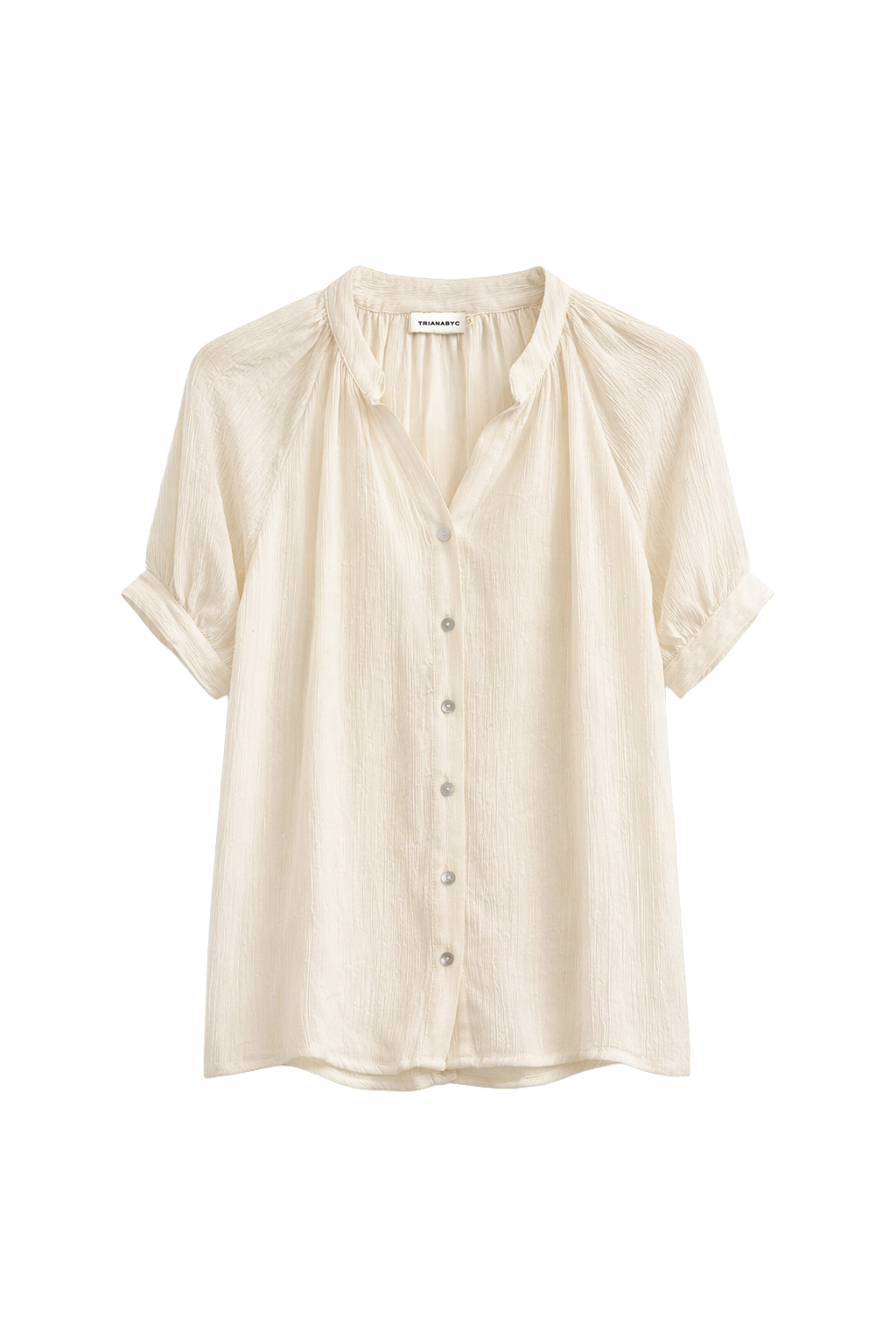 Blusa morera crinckle cruda