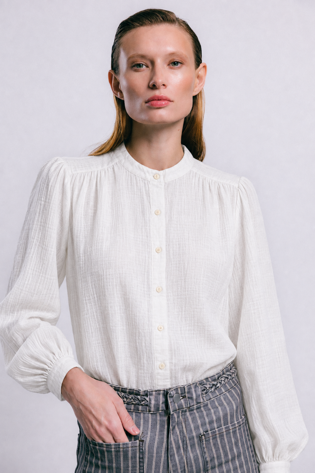 Blusa melbourne blanca