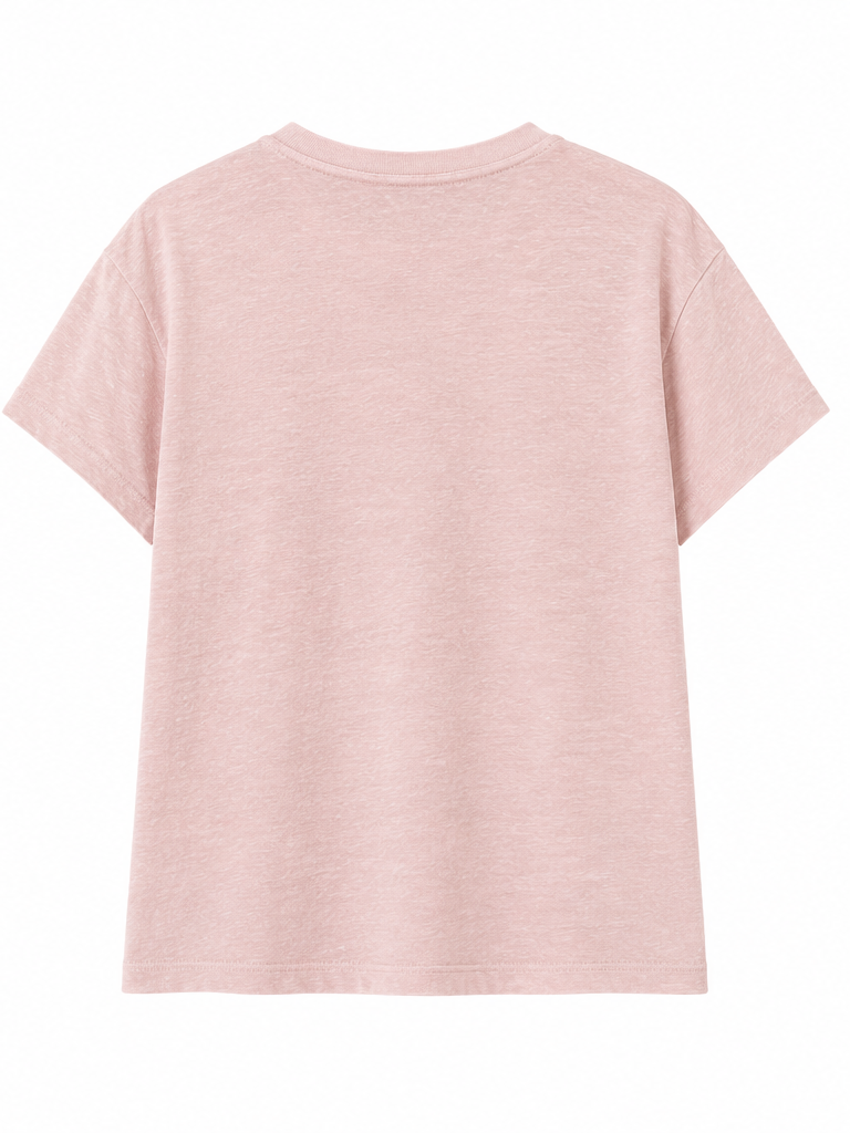 Camiseta rosa bordado TRIANABYC