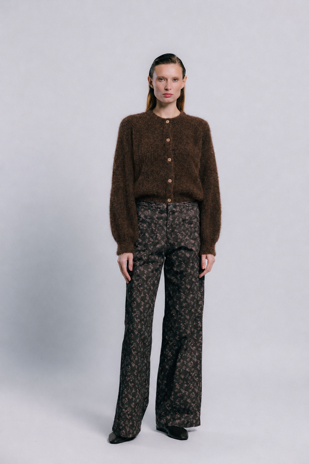 Chaqueta manteca chocolate