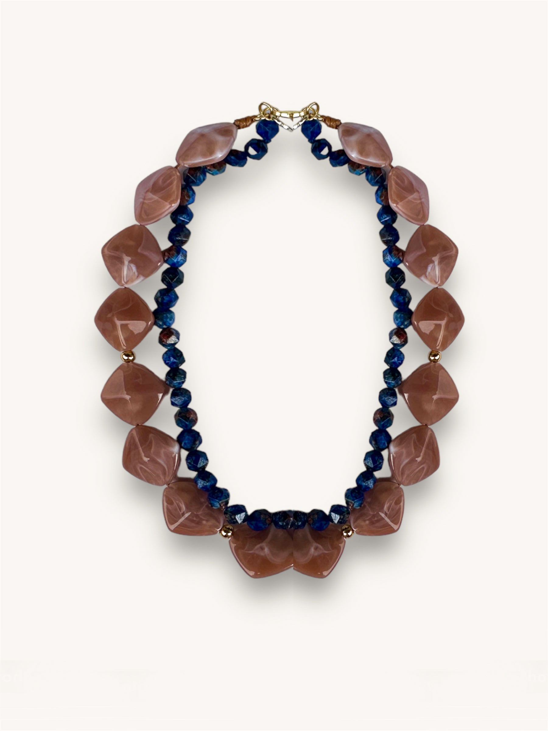 blue FAULT necklace