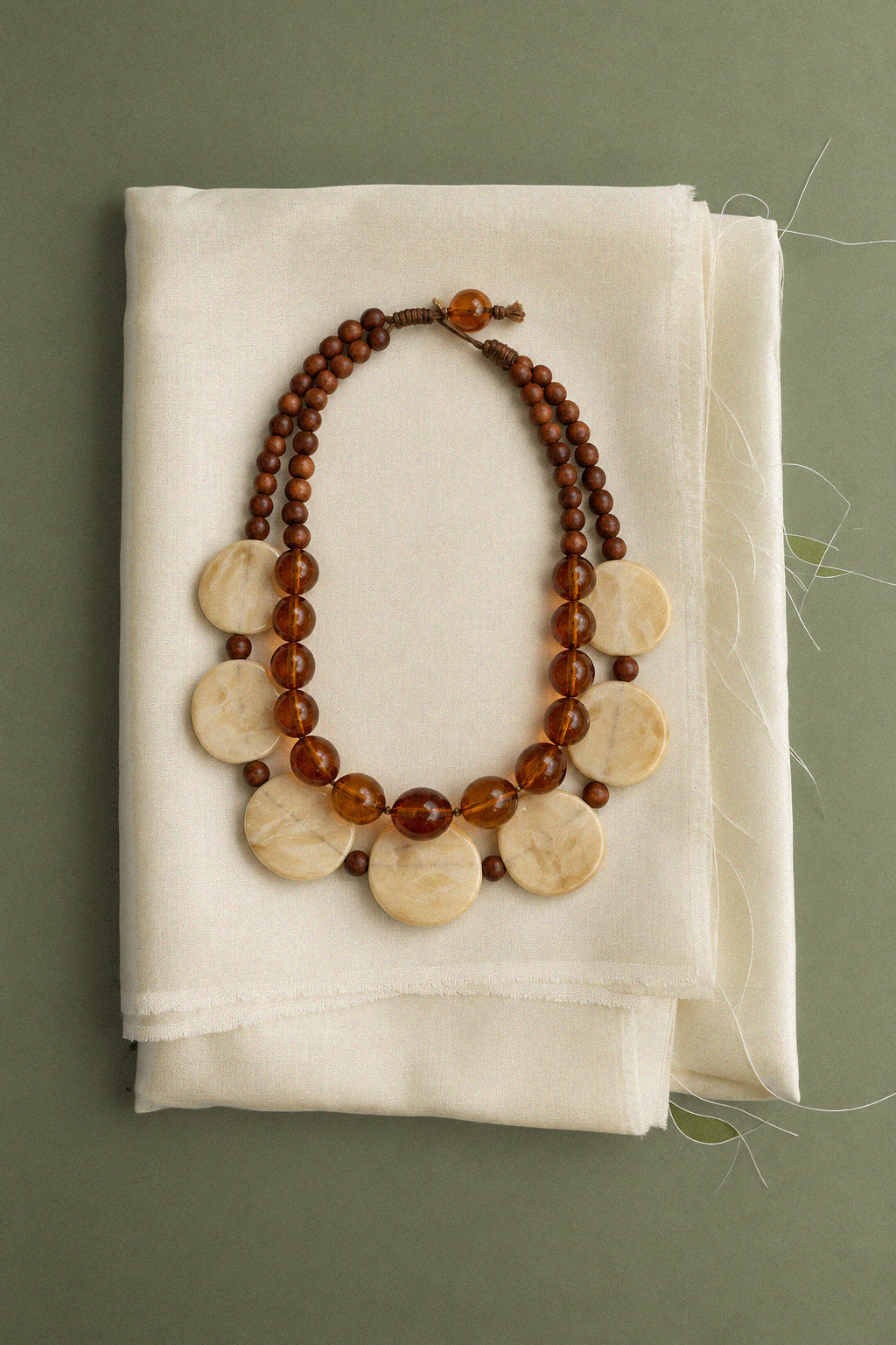 Collar roble choco