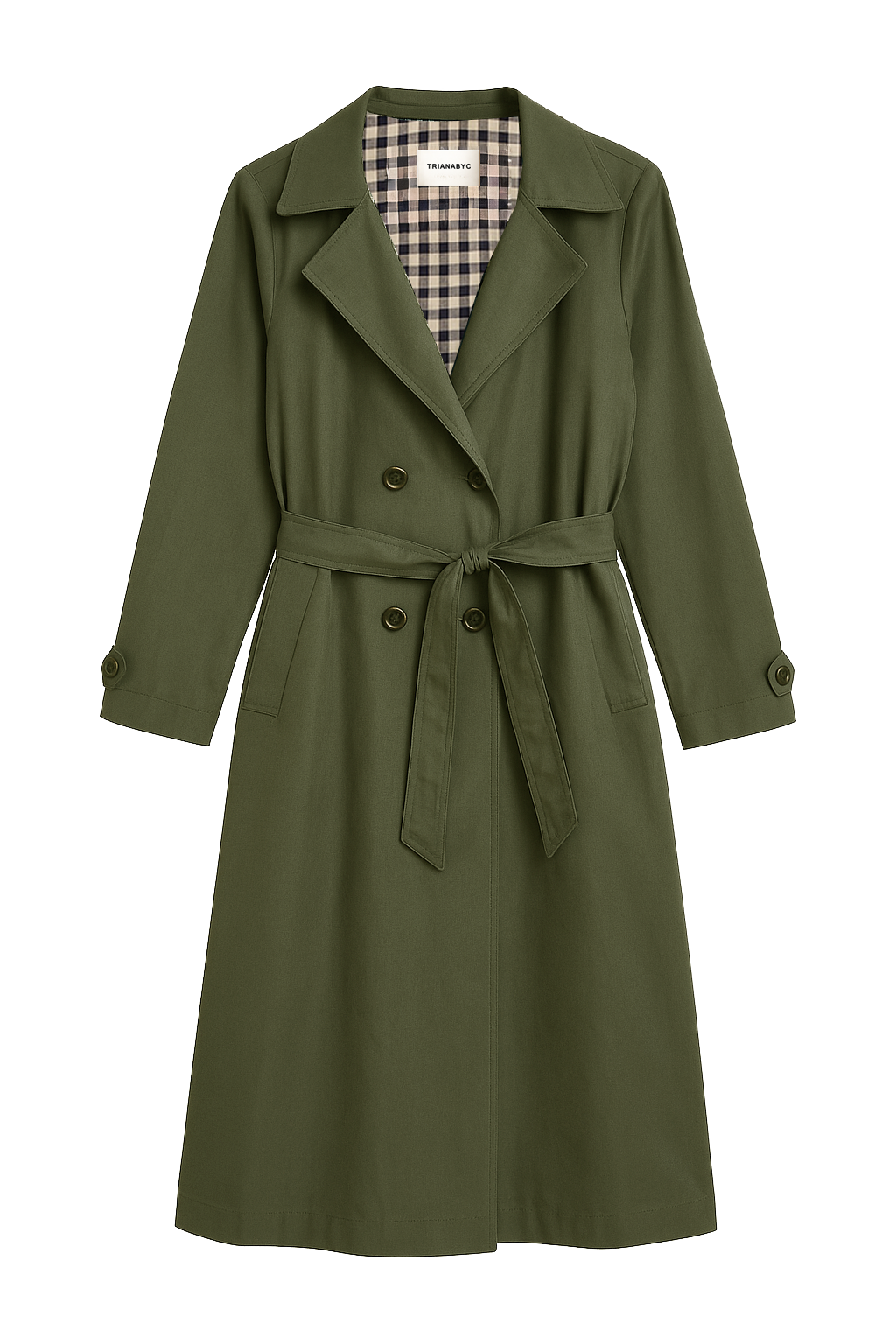 GABARDINA VERDE KAKI "COP"