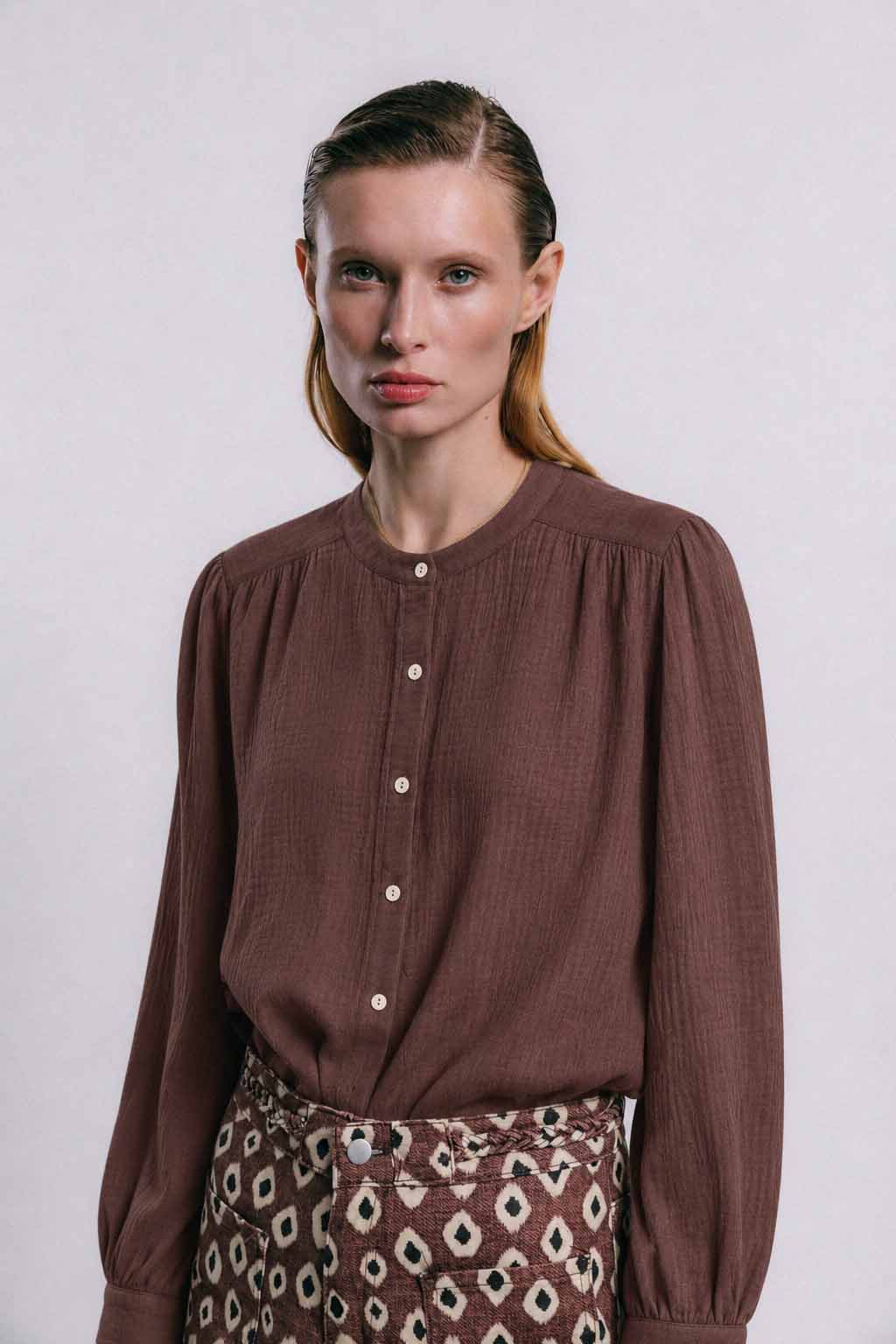 Blusa melbourne chocolate