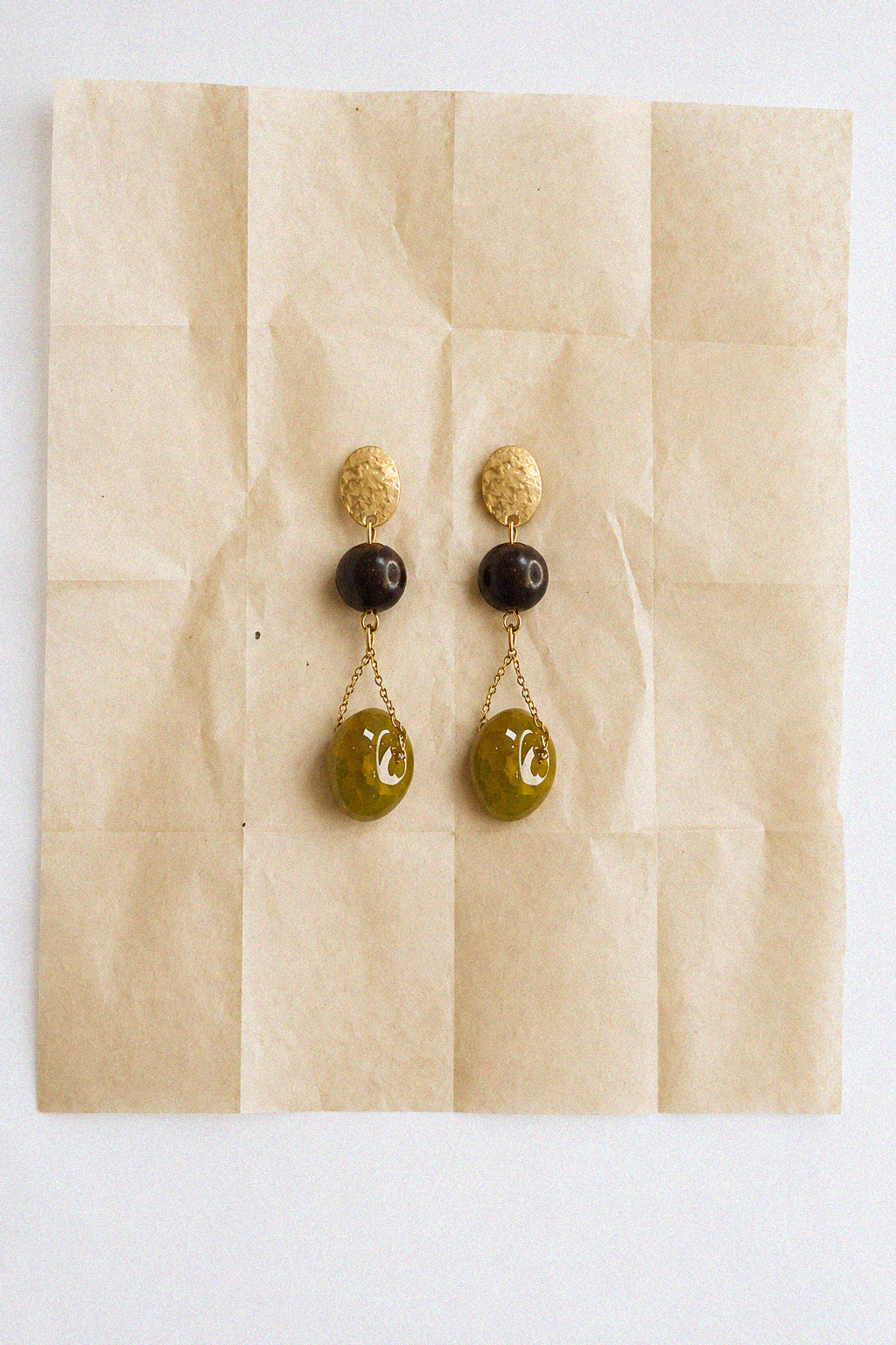 Pendientes roble