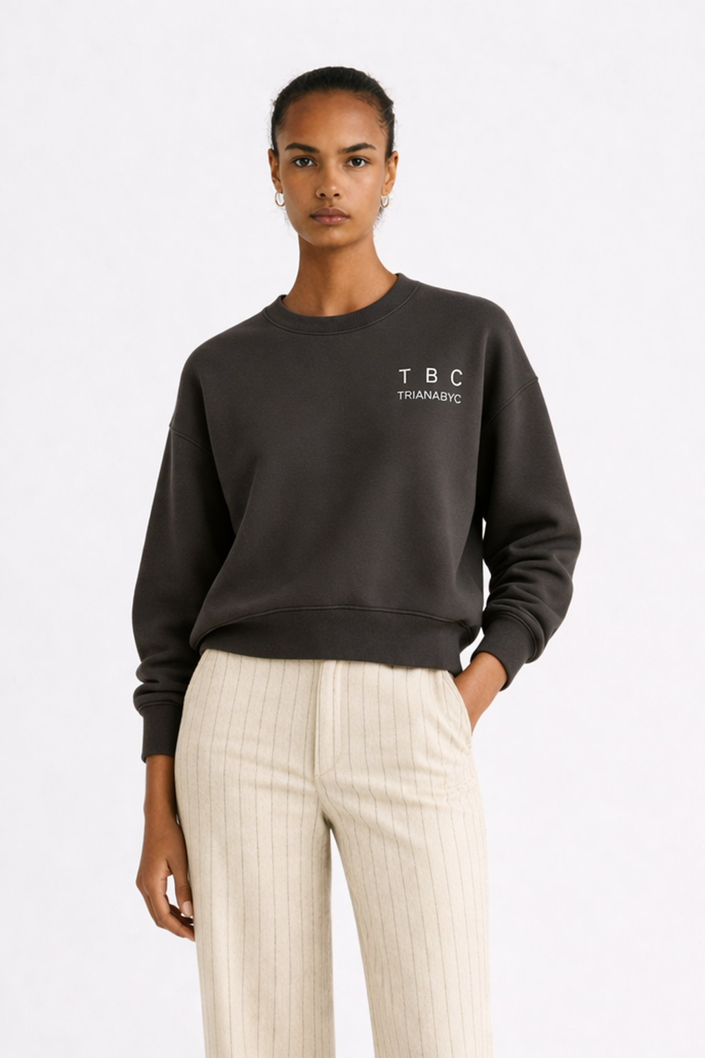 SUDADERA BIARRITZ ANTRACITA TRIANABYC