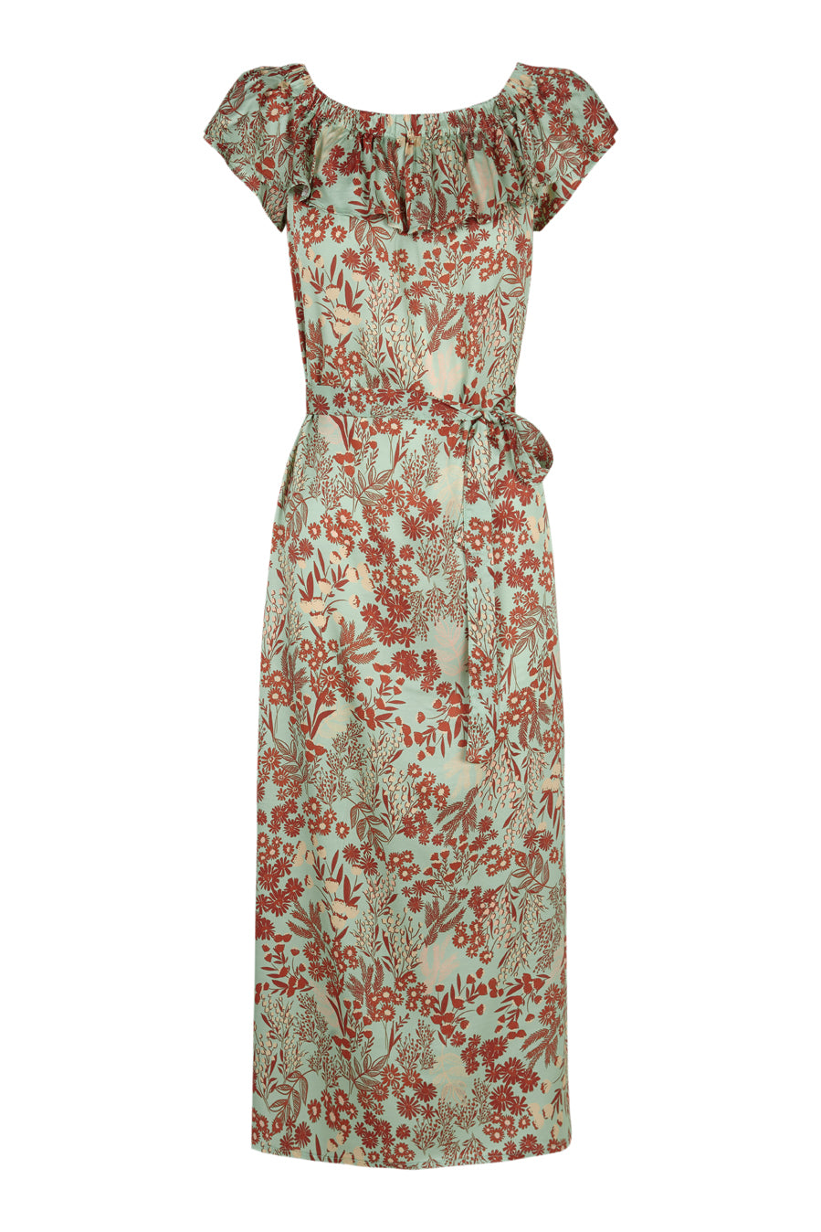 ANELA forest print dress