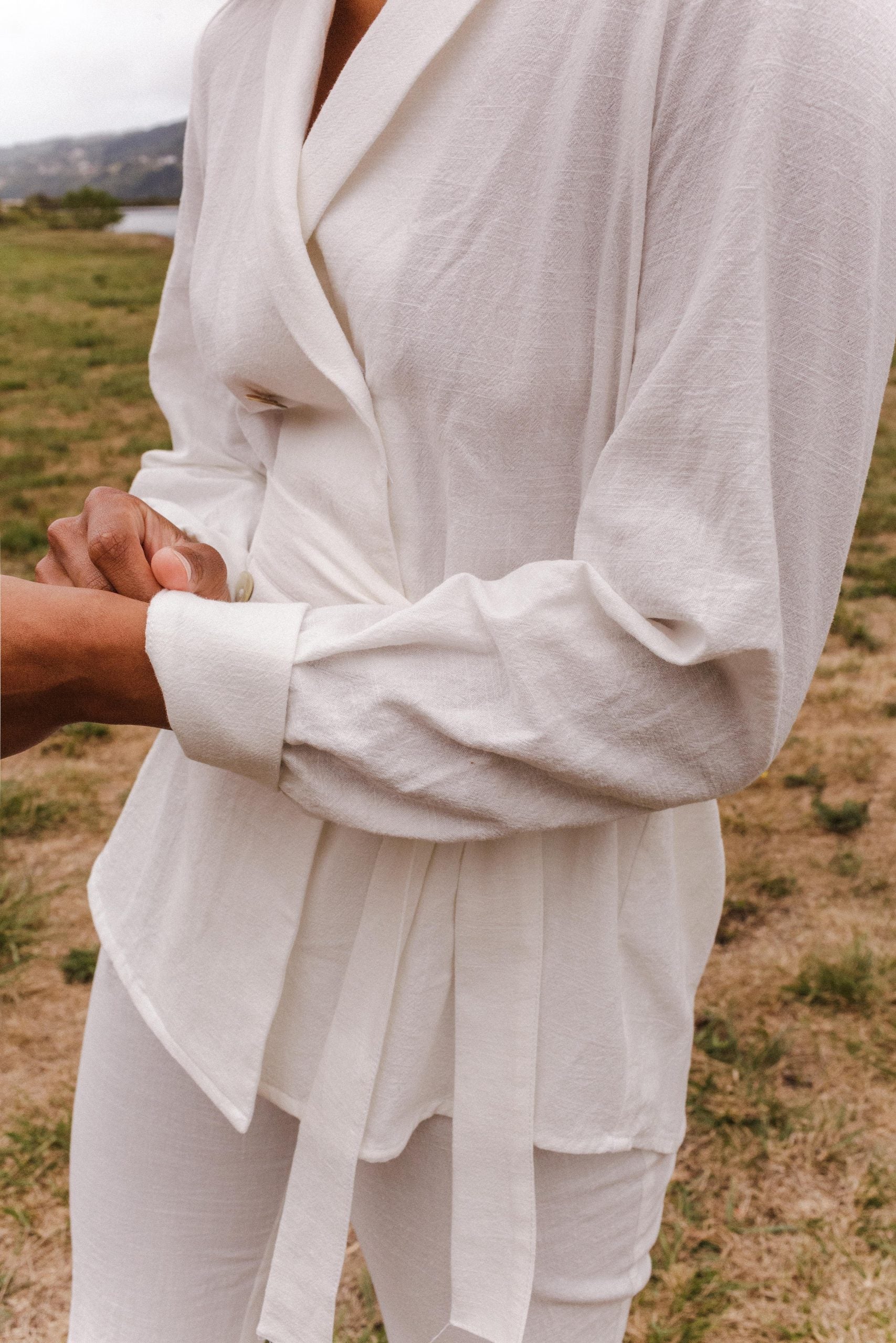 Blouse/jacket CALABRIA white