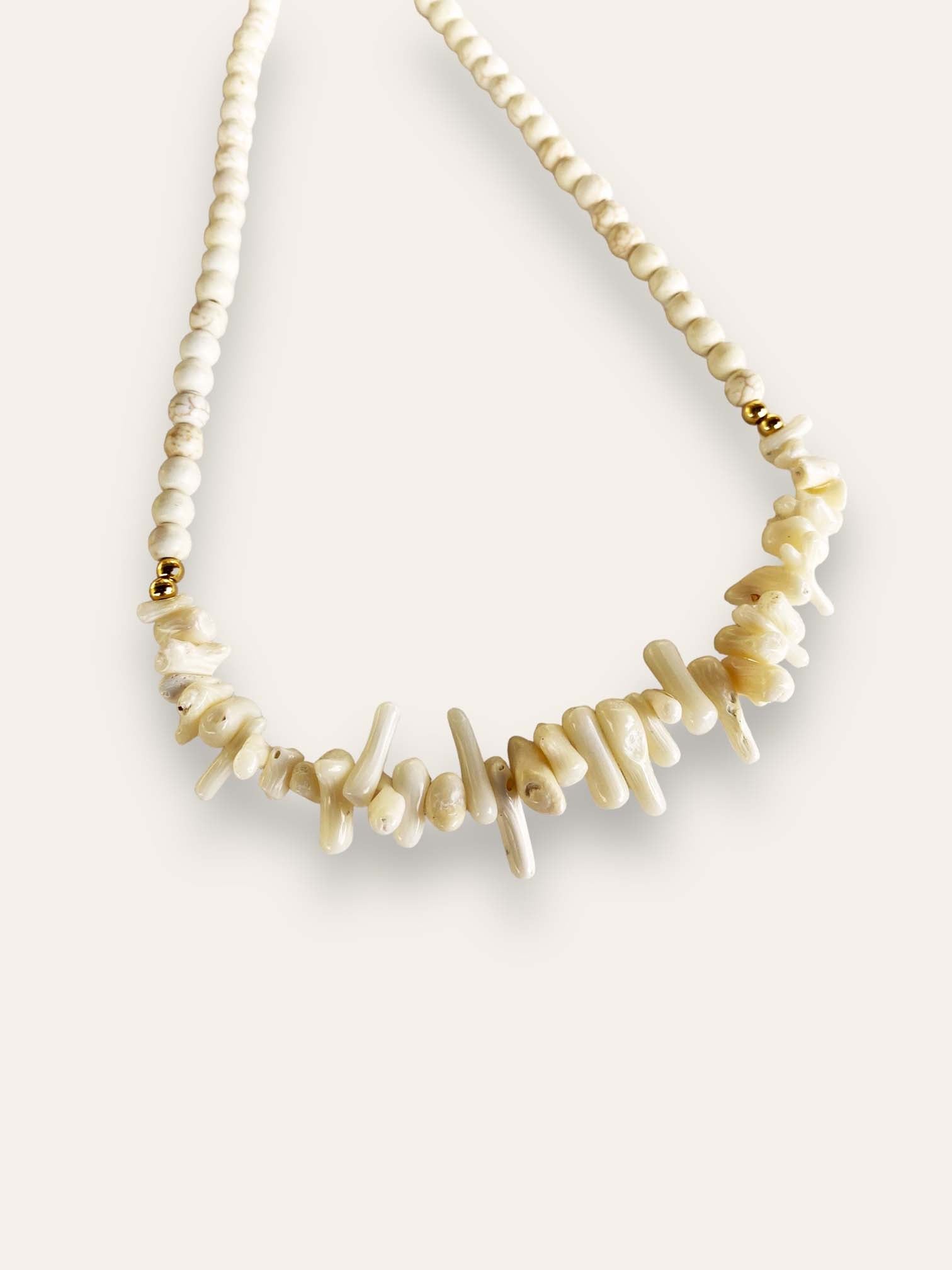 Collier ELVAS blanc