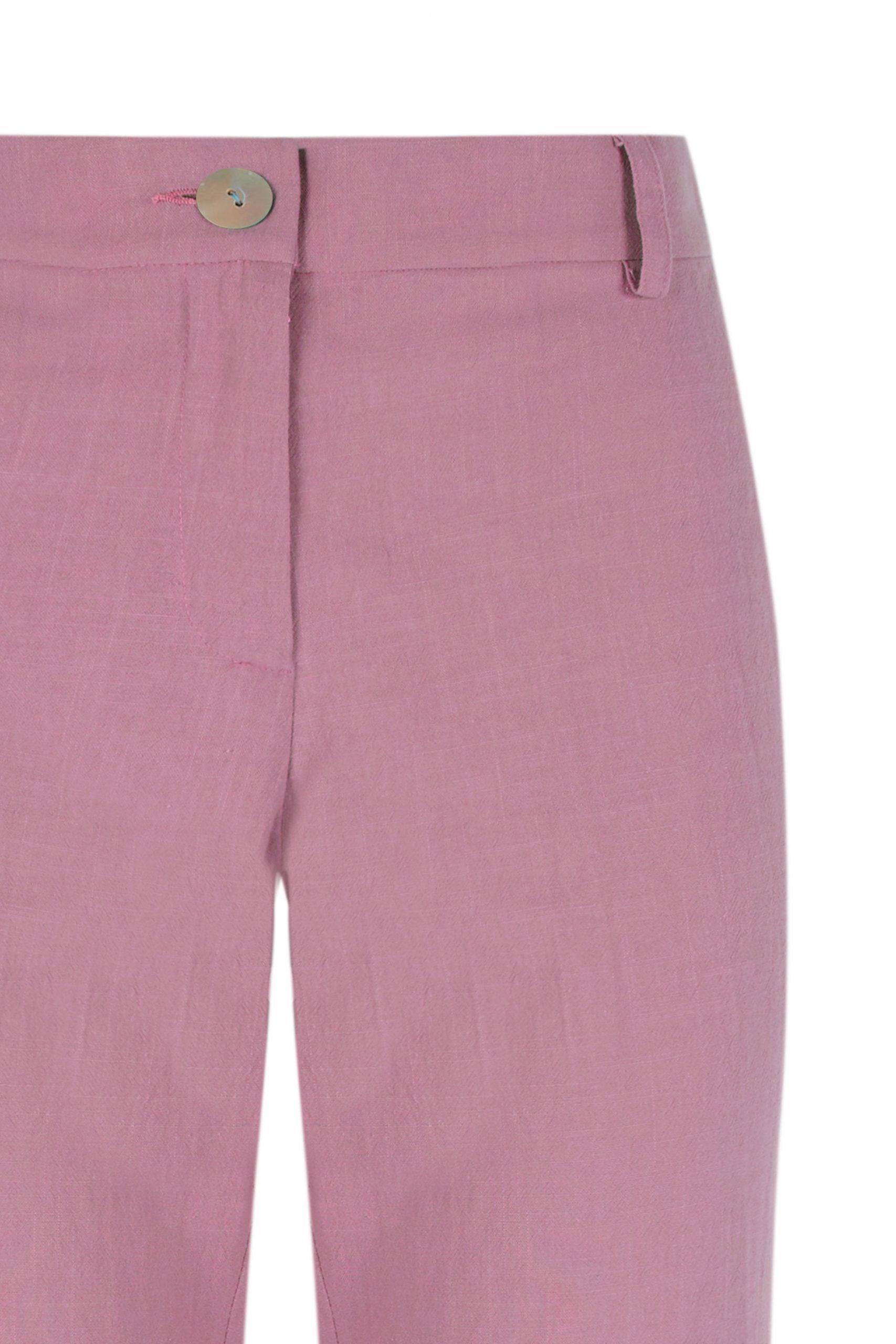 ROMA flared pink stone trousers
