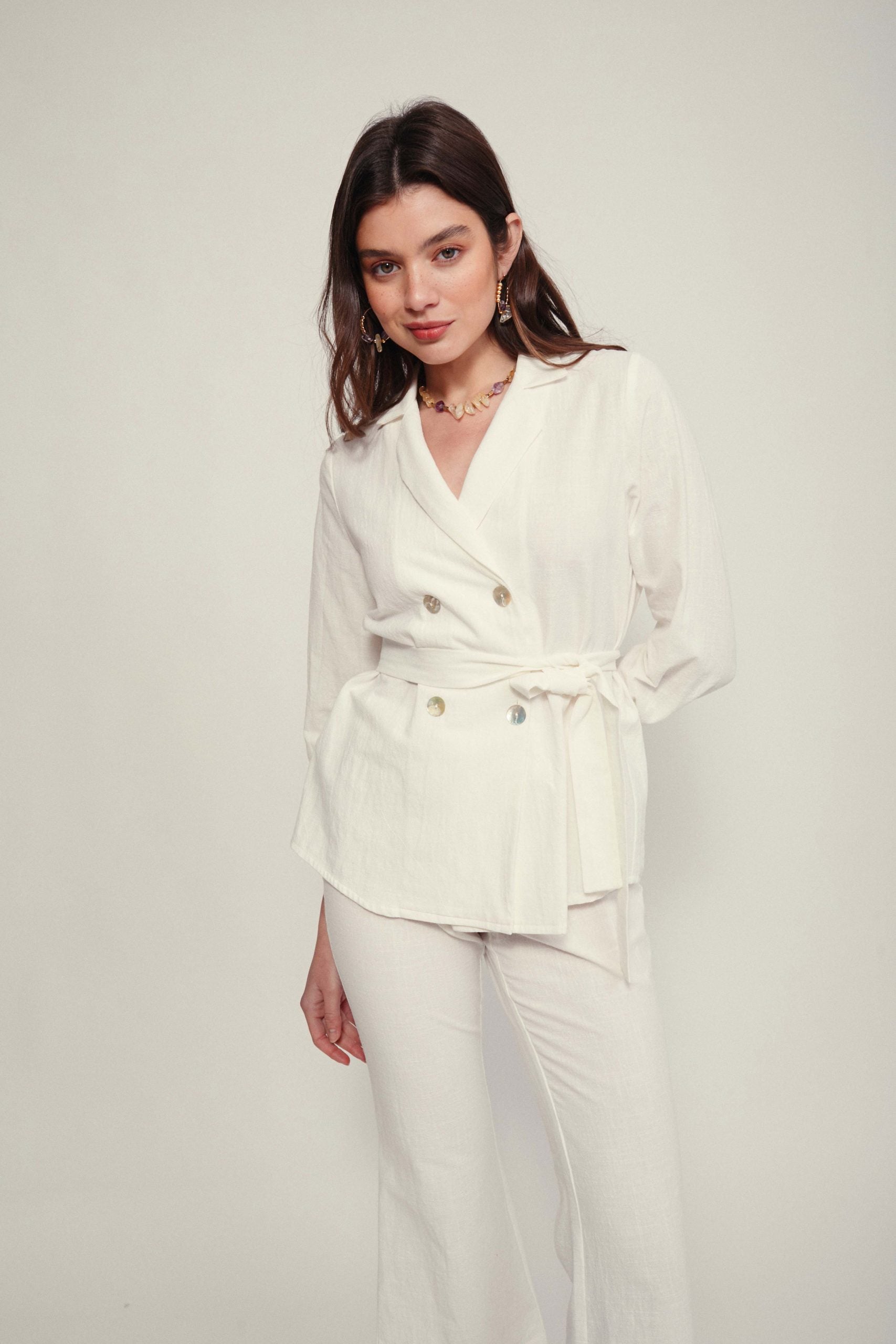 Blouse/jacket CALABRIA white