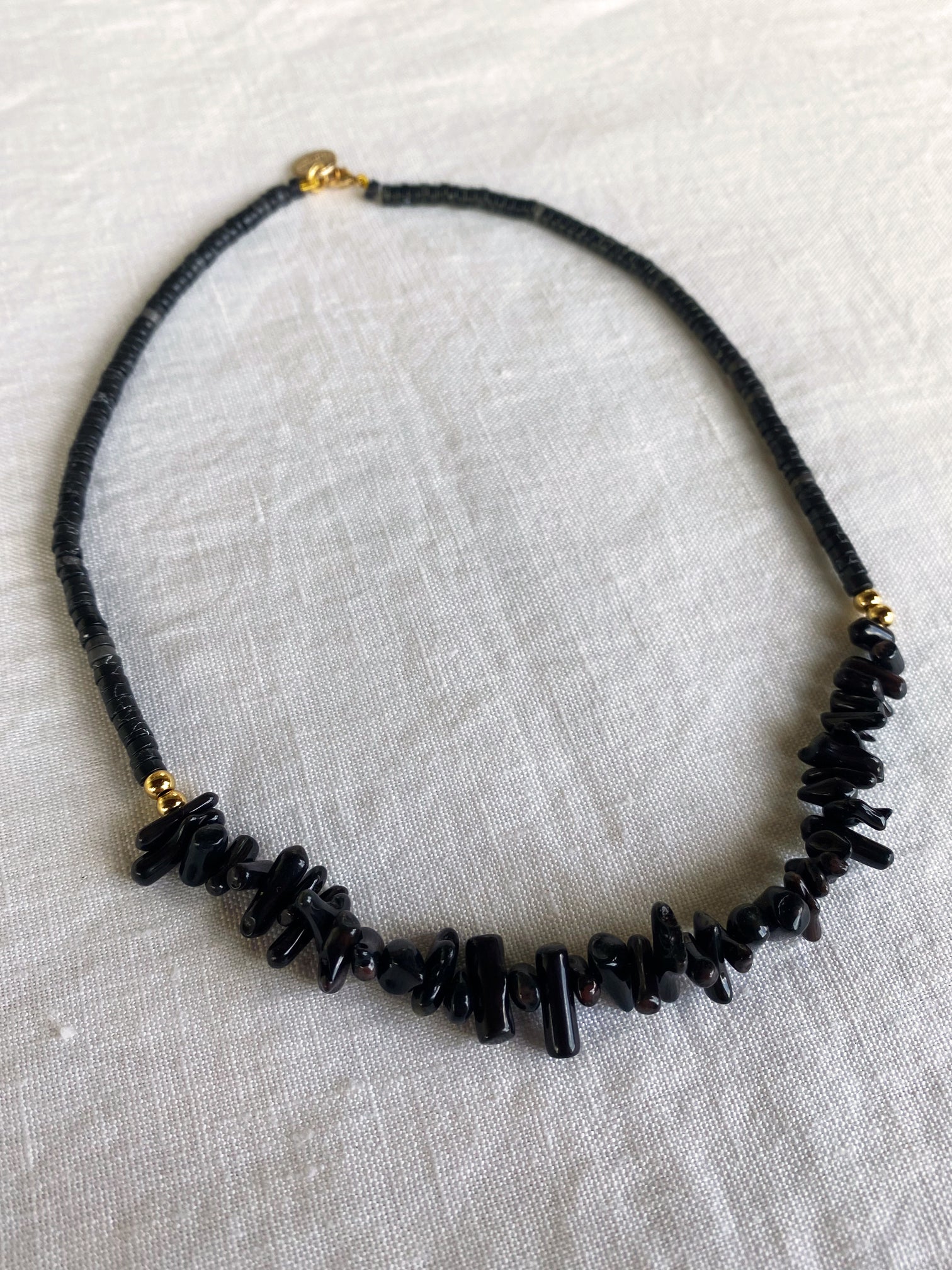 black ELVAS necklace