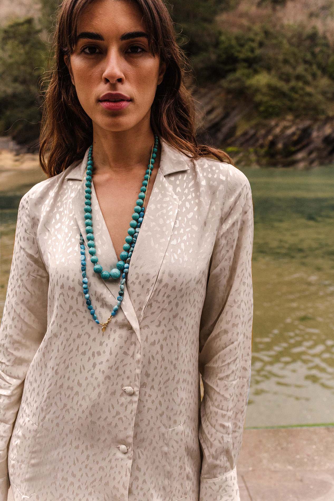 ACACIA beige coat-dress