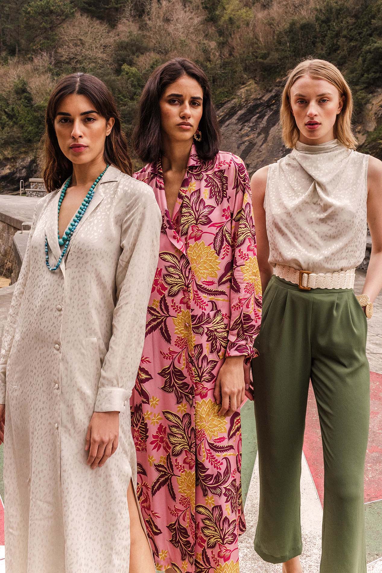 ACACIA beige coat-dress