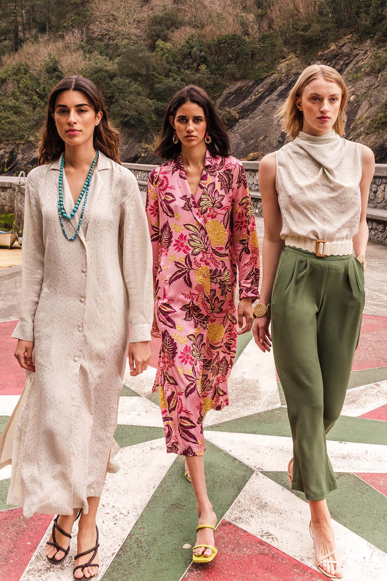 ACACIA beige coat-dress